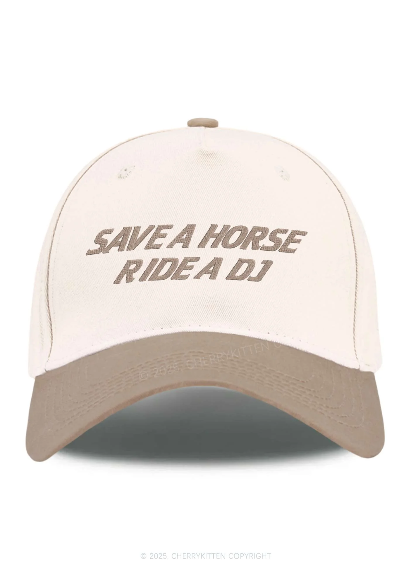 Ride A DJ Y2K Color Block Baseball Cap Cherrykitten - Image 6