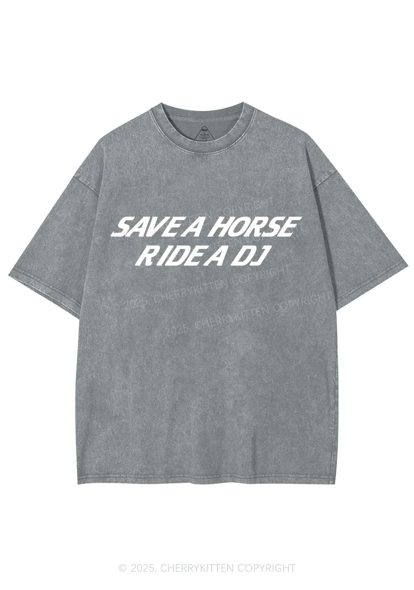 Ride A DJ Y2K Shirts Washed Tee Cherrykitten - Image 6