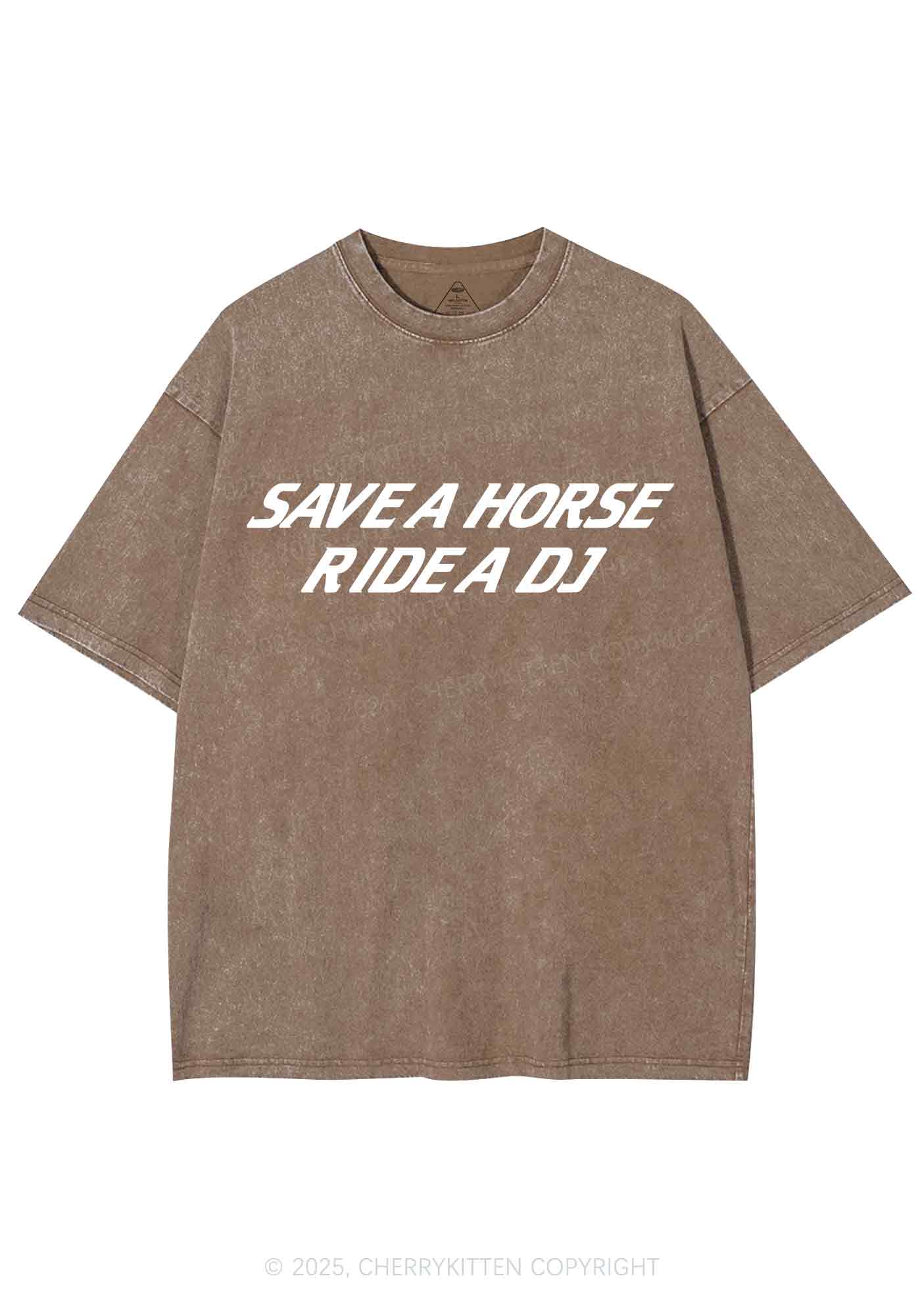 Ride A DJ Y2K Shirts Washed Tee Cherrykitten - Image 7
