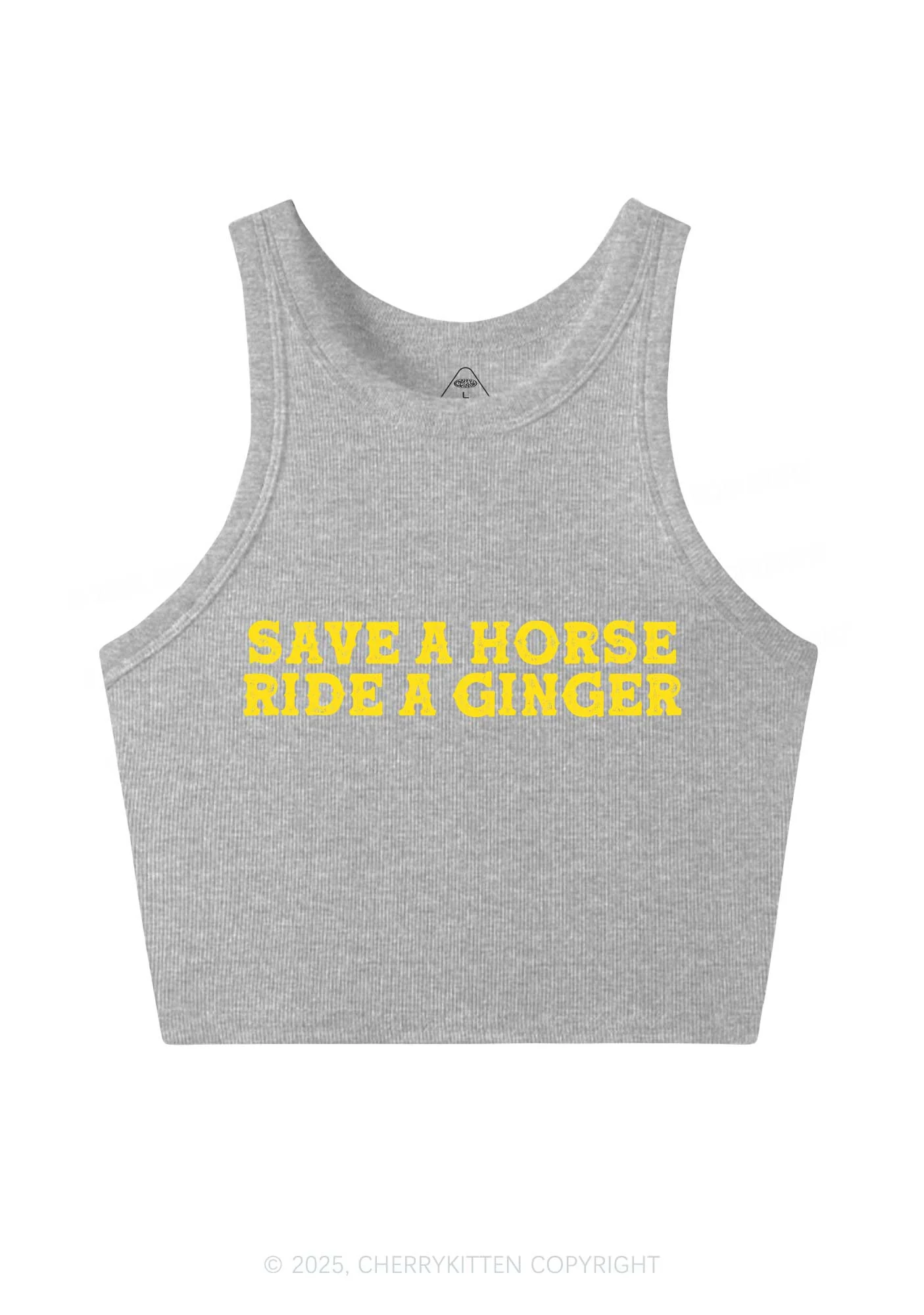 Ride A Ginger Y2K Crop Tank Top Cherrykitten - Image 7