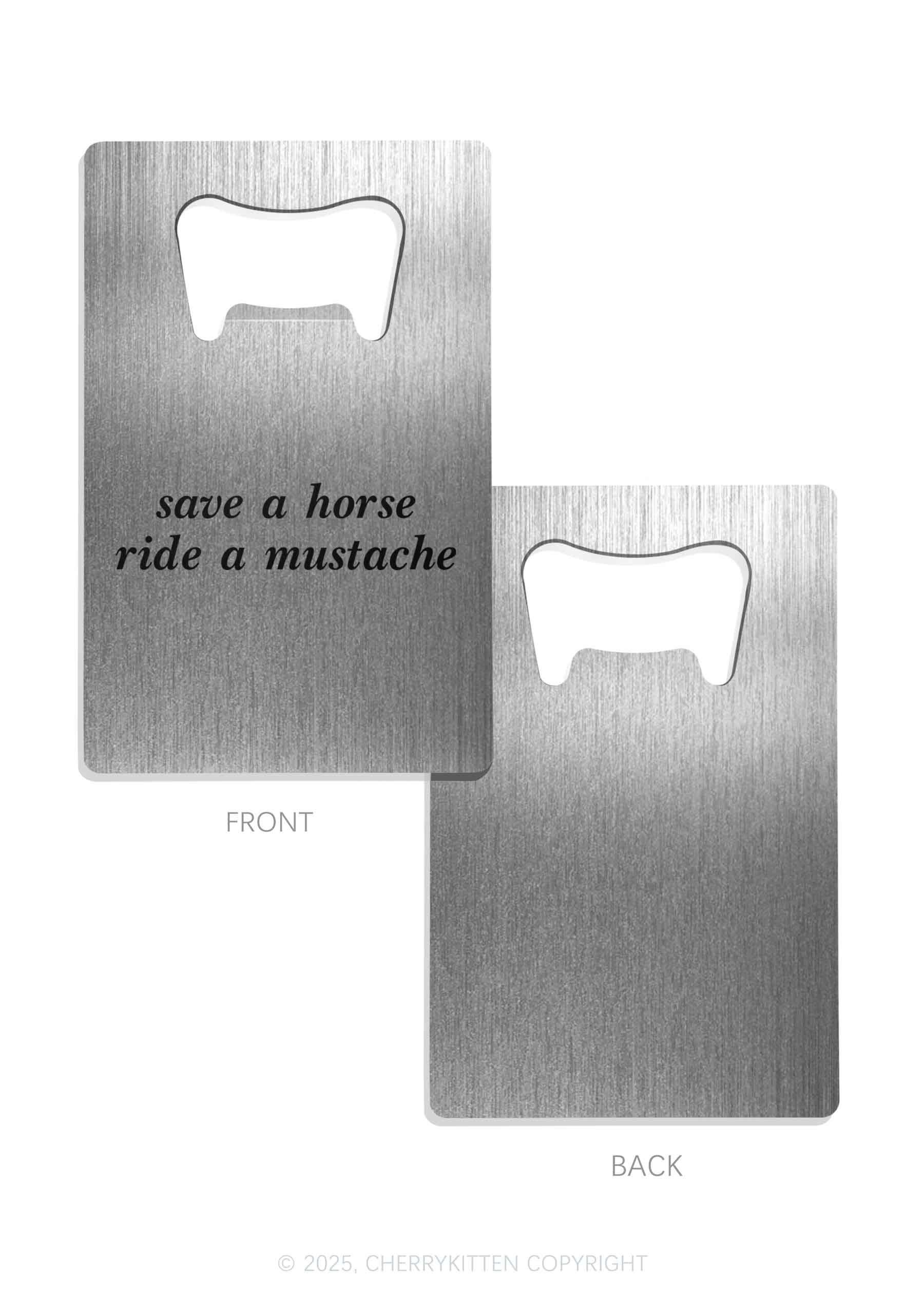 Ride A Mustache Y2K Credit Card Bottle Openers Cherrykitten - Image 5