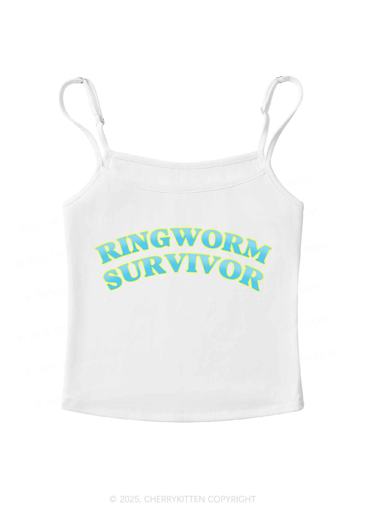 Ringworm Survivor Y2K Spaghetti Strap Cami Cherrykitten - Image 3