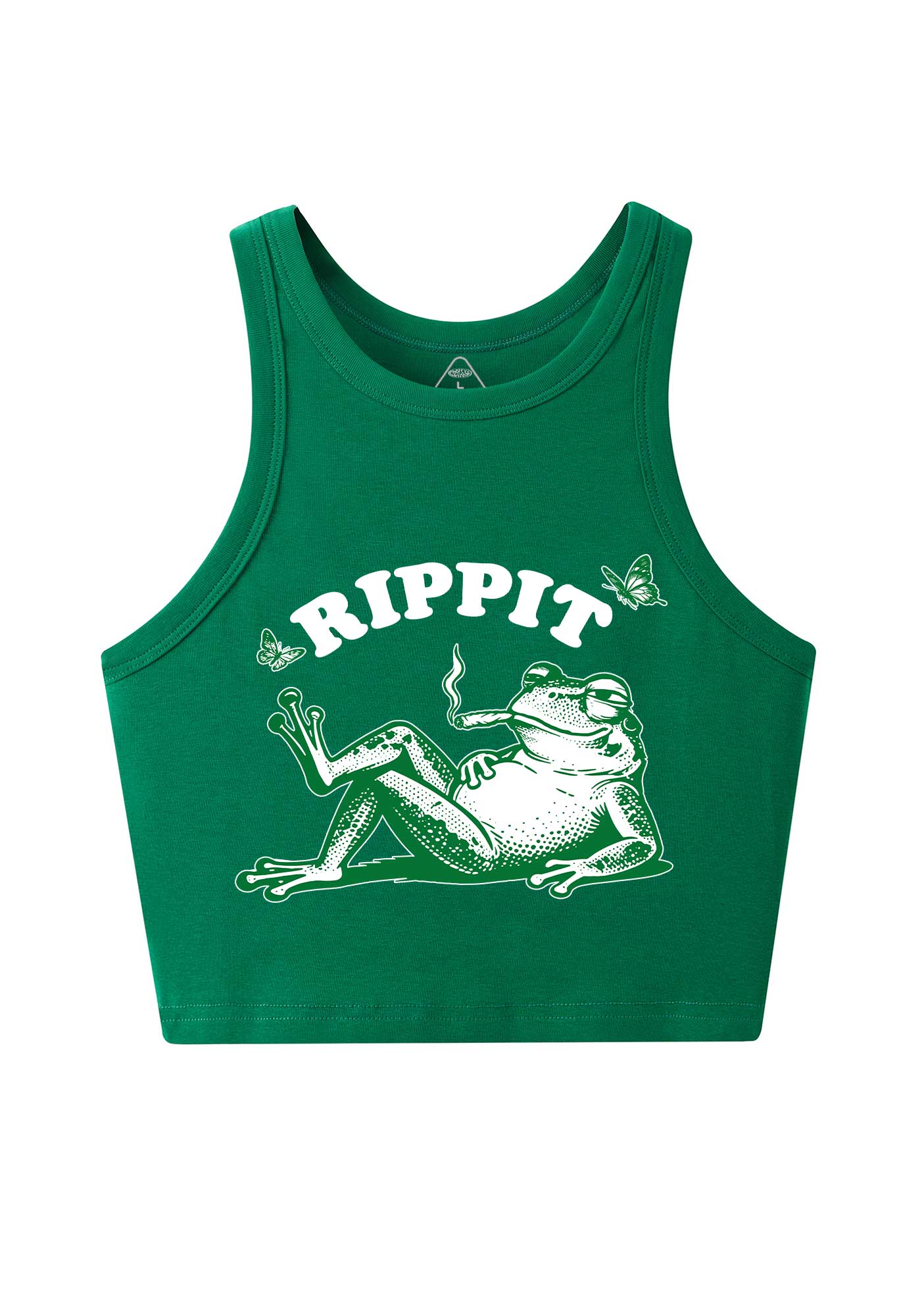 Rippit Frog Y2K Crop Tank Top Cherrykitten - Image 6