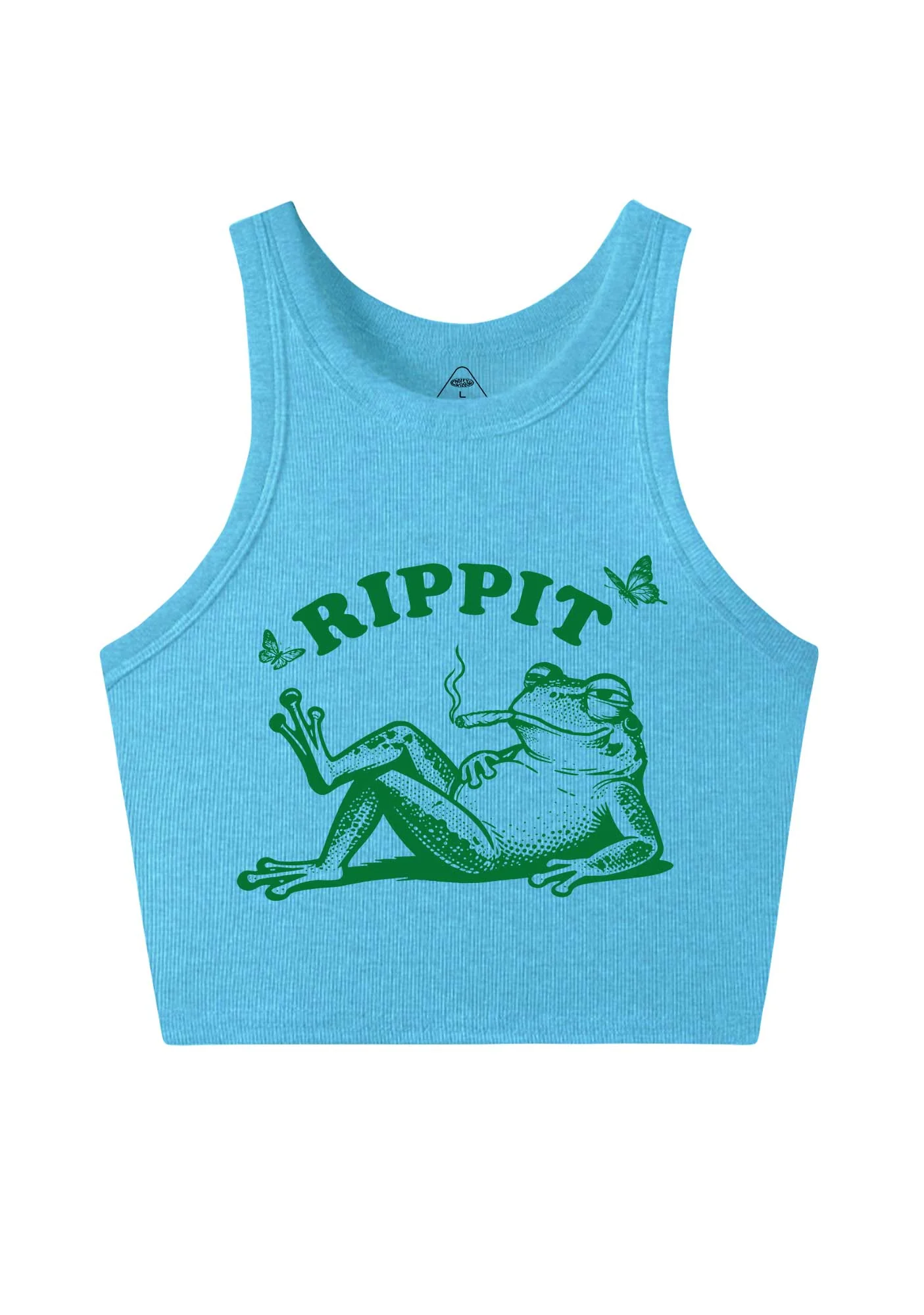 Rippit Frog Y2K Crop Tank Top Cherrykitten - Image 8