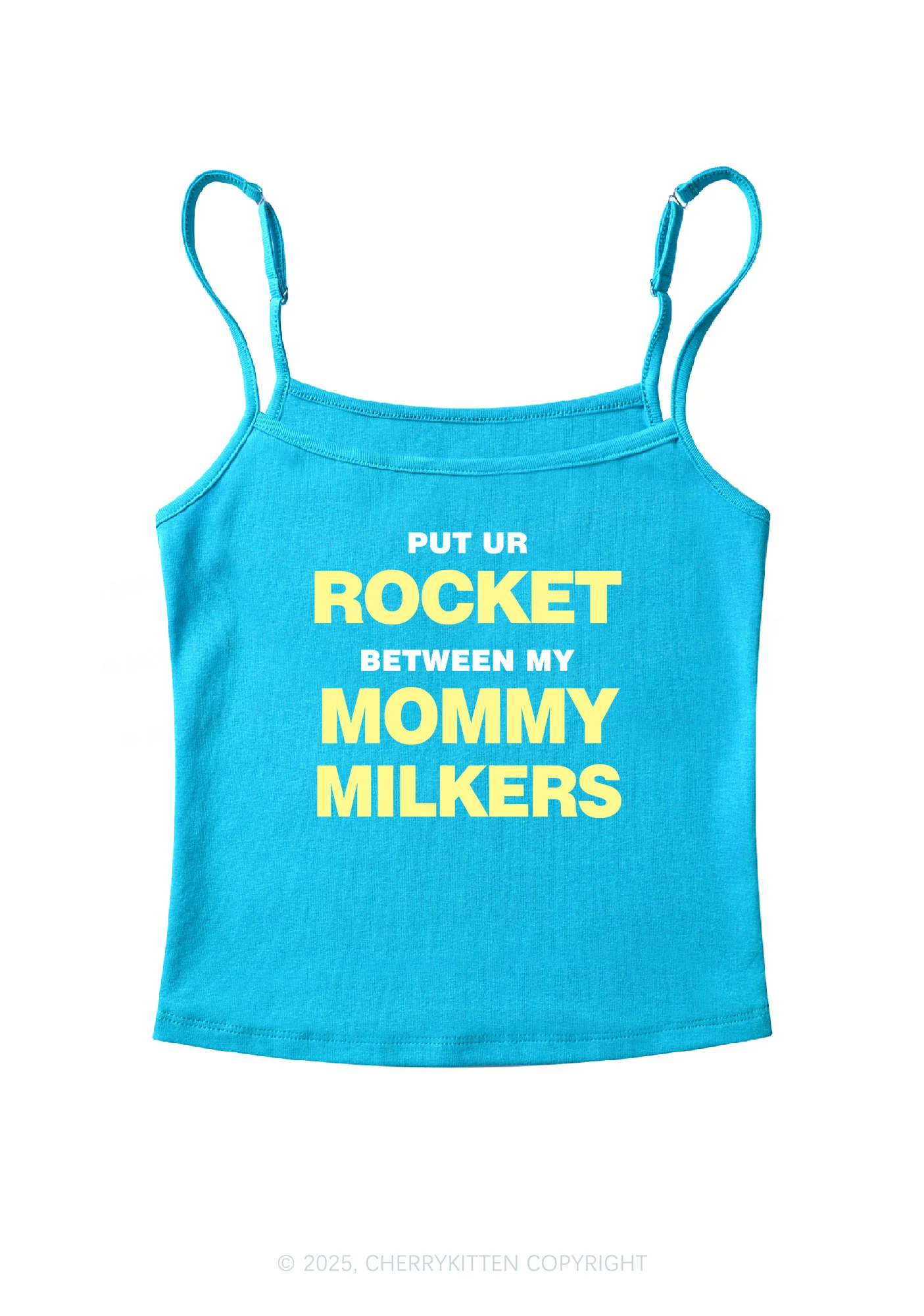 Rocket Mommy Milkers Y2K Spaghetti Strap Cami Cherrykitten - Image 5