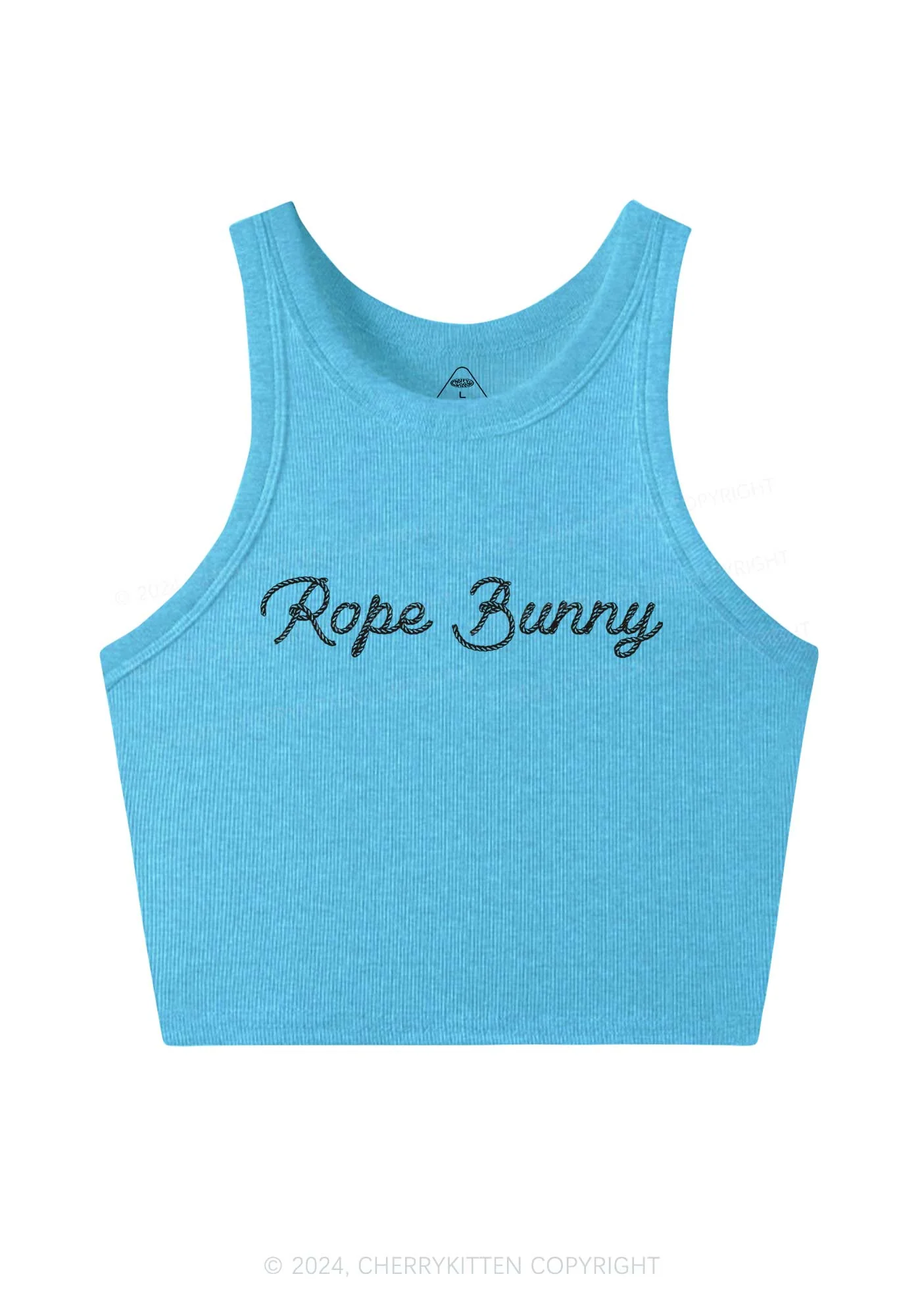 Rope Bunny Y2K Crop Tank Top Cherrykitten - Image 5