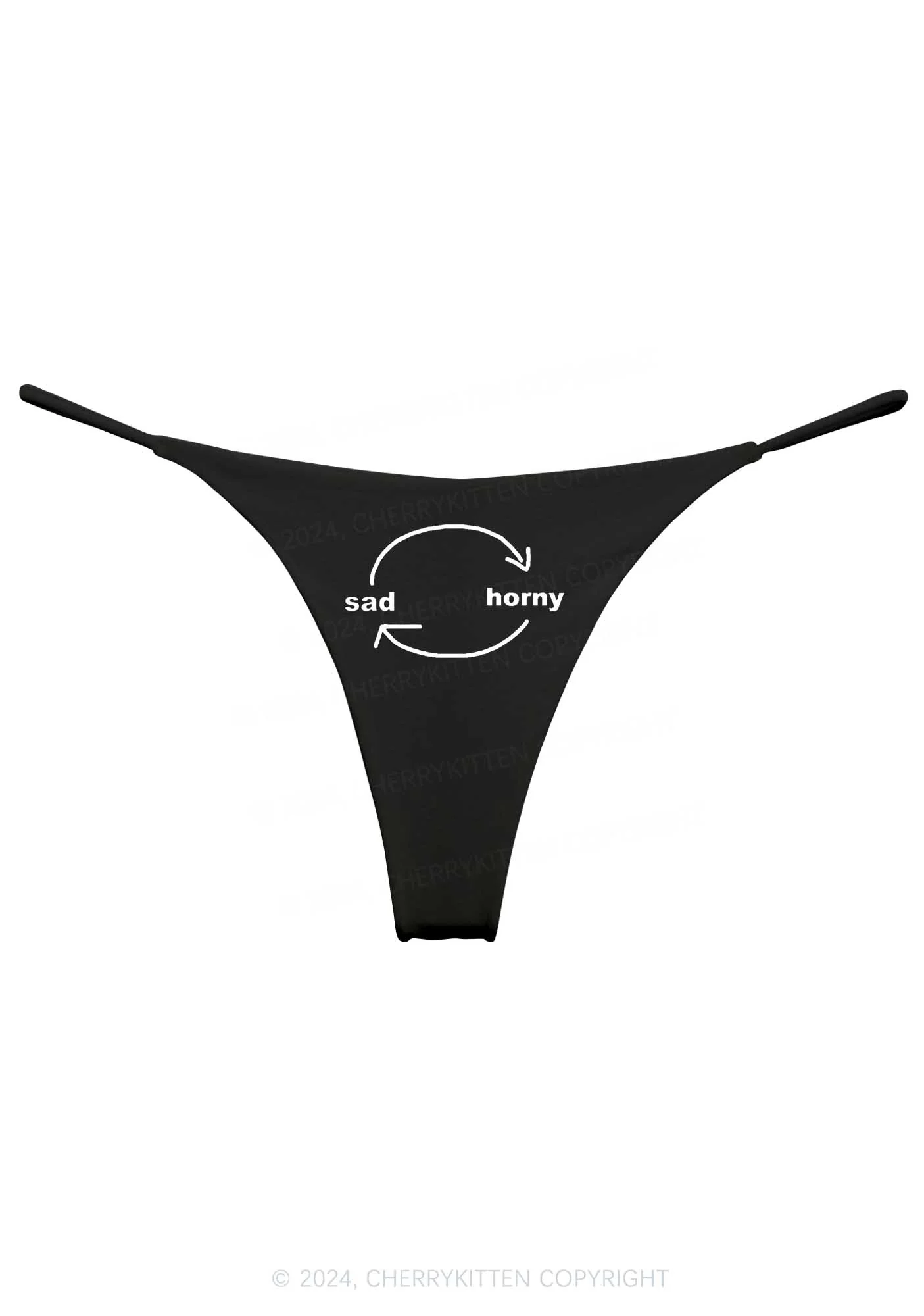 Sad Circle Y2K Bikini String Thong Cherrykitten - Image 5