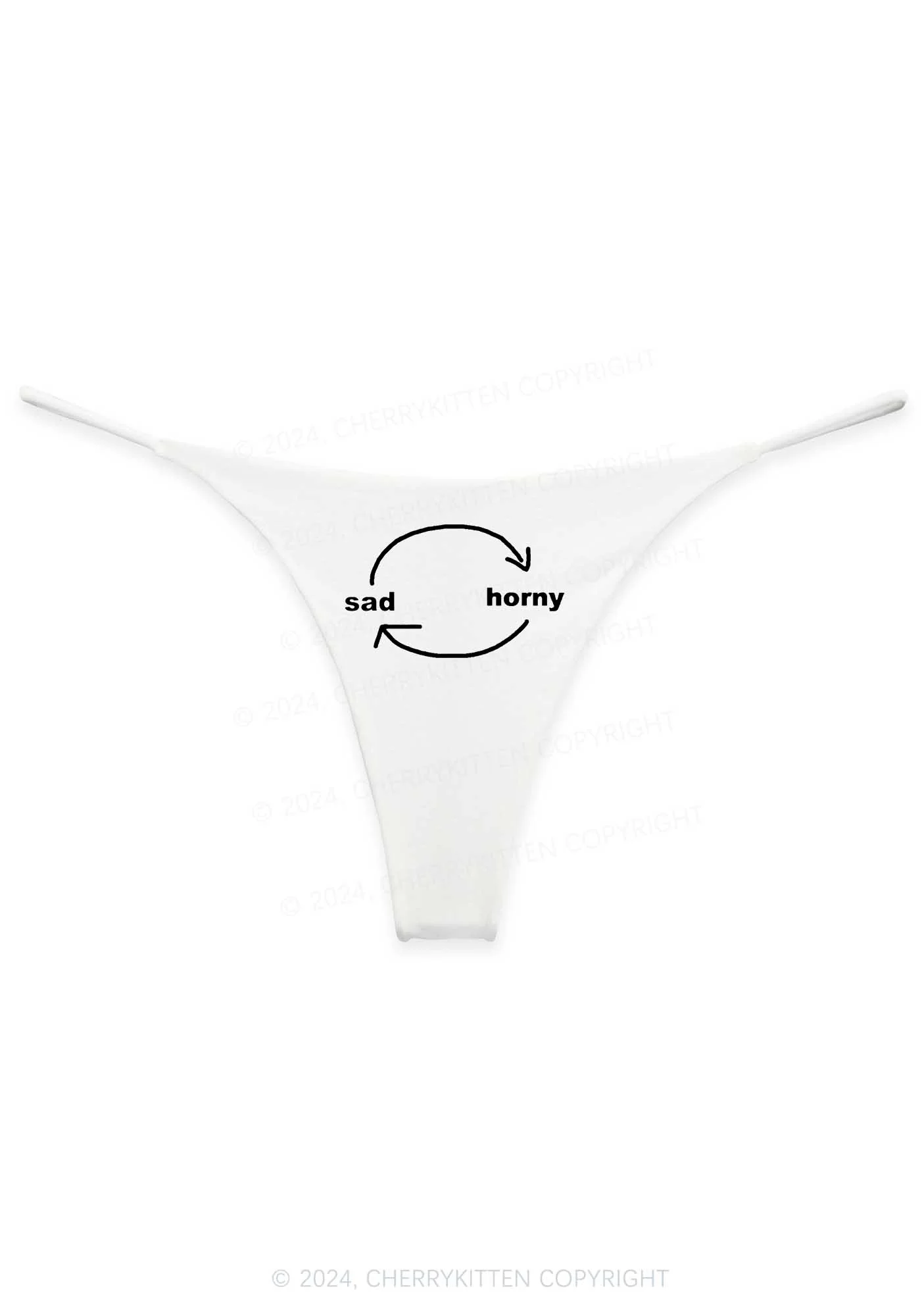 Sad Circle Y2K Bikini String Thong Cherrykitten - Image 6