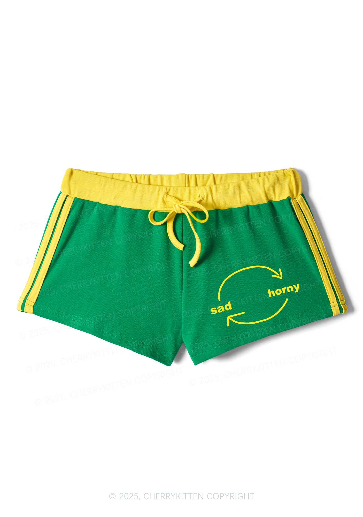 Sad Circle Y2K Drawstring Mini Shorts Cherrykitten - Image 6