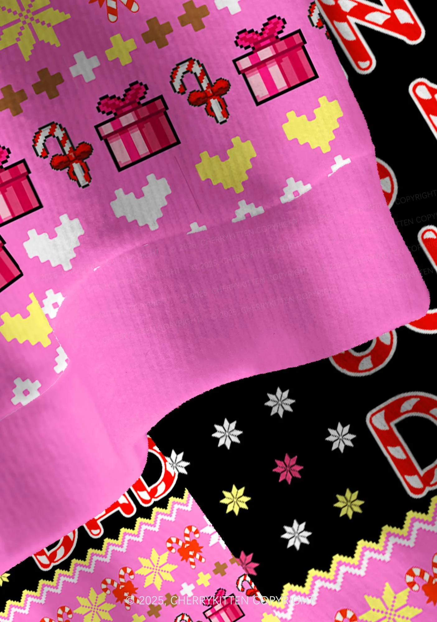 Santa My Sugar Daddy Y2K Christmas Cardigan Knit Sweatshirt Cherrykitten - Image 4