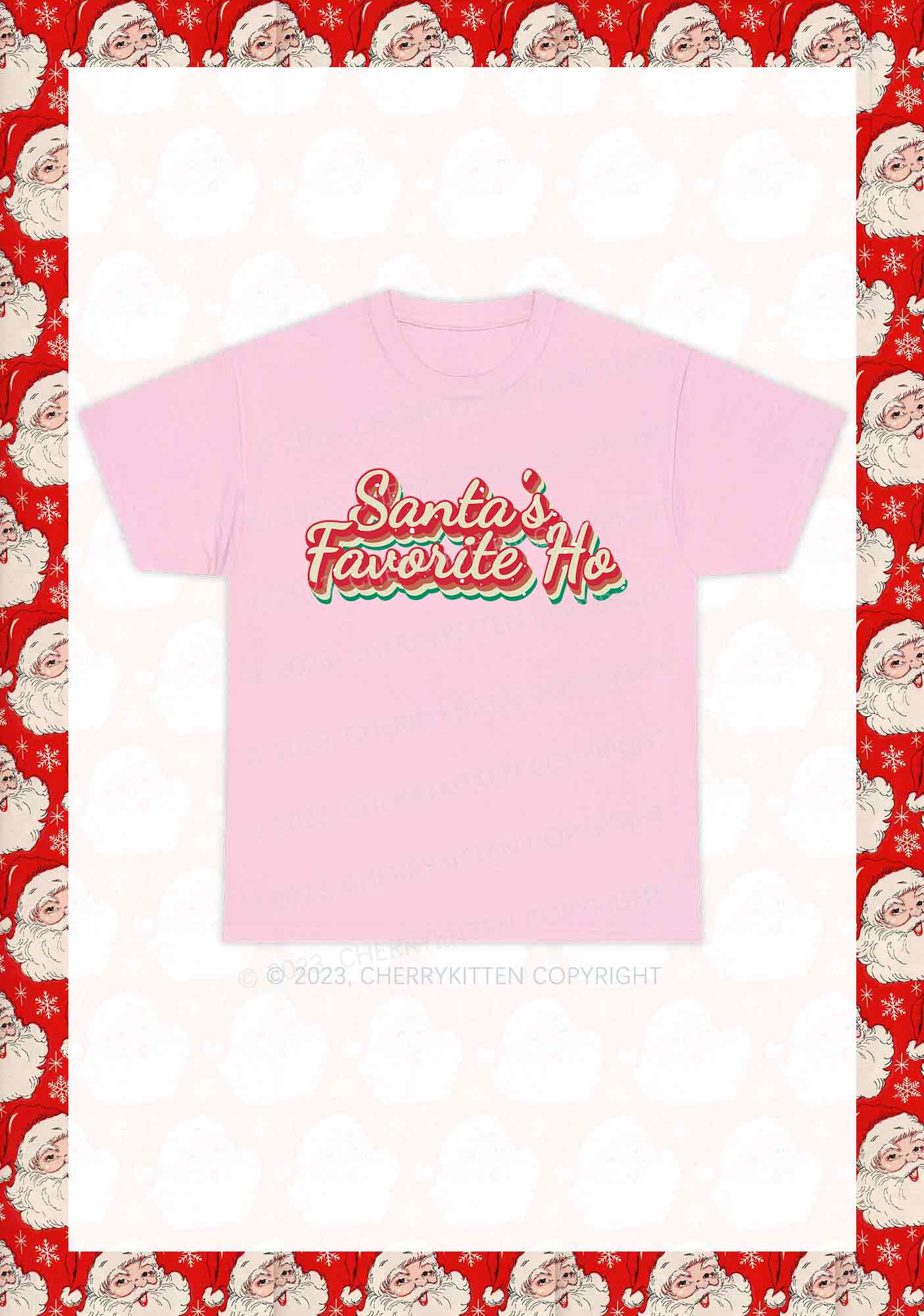 Santa's Favorite Ho Christmas Y2K Chunky Shirt Cherrykitten - Image 6