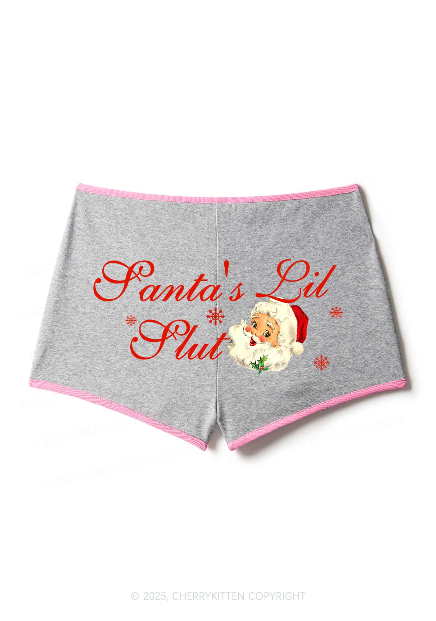 Santas Lil Slxt Christmas Y2K Booty Shorts Cherrykitten - Image 6