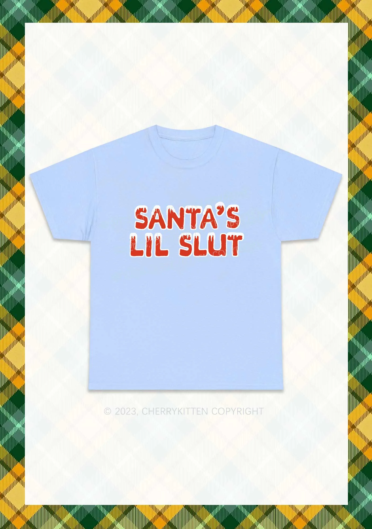 Santa's Lil Slxt Christmas Y2K Chunky Shirt Cherrykitten - Image 7