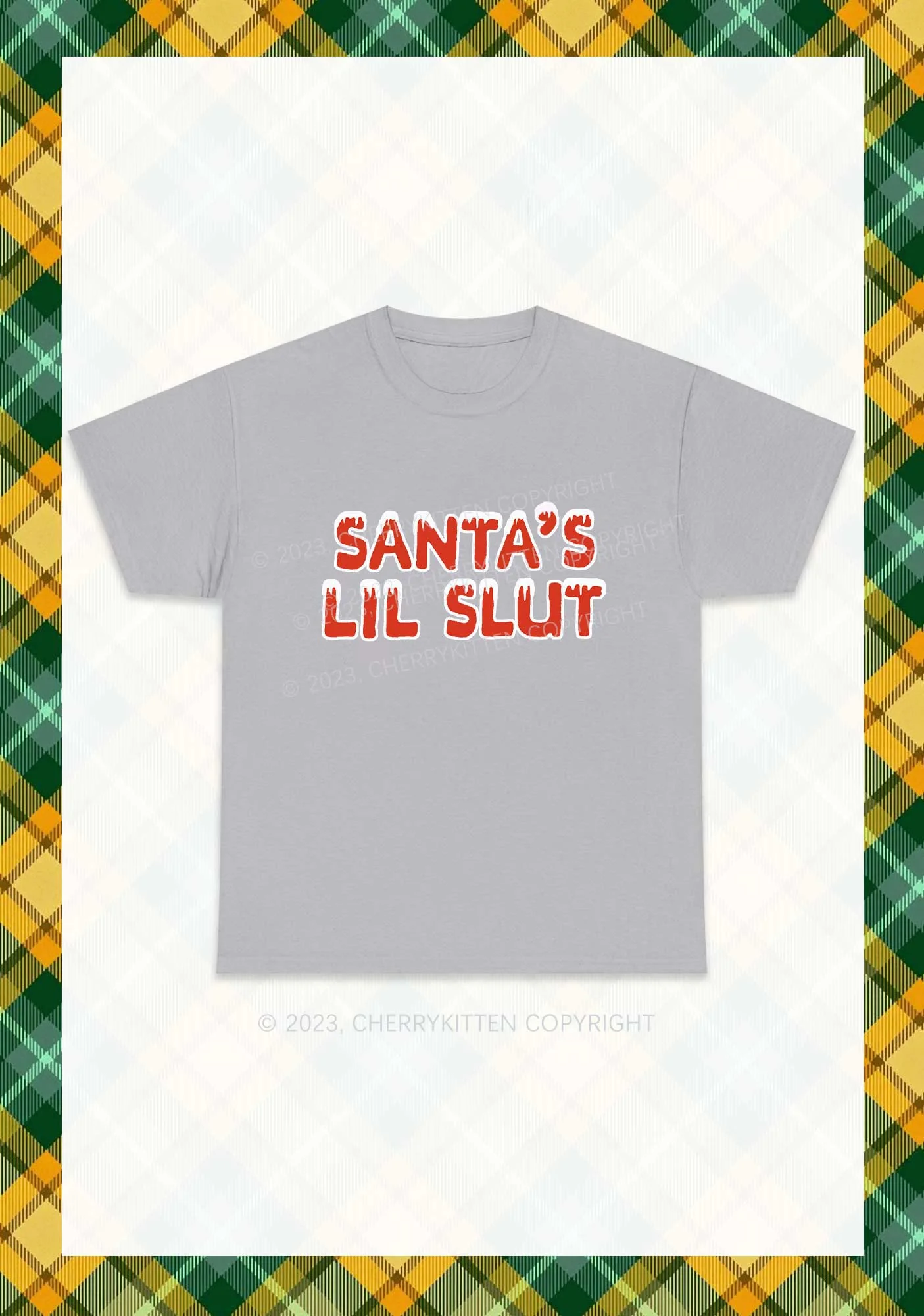 Santa's Lil Slxt Christmas Y2K Chunky Shirt Cherrykitten - Image 8