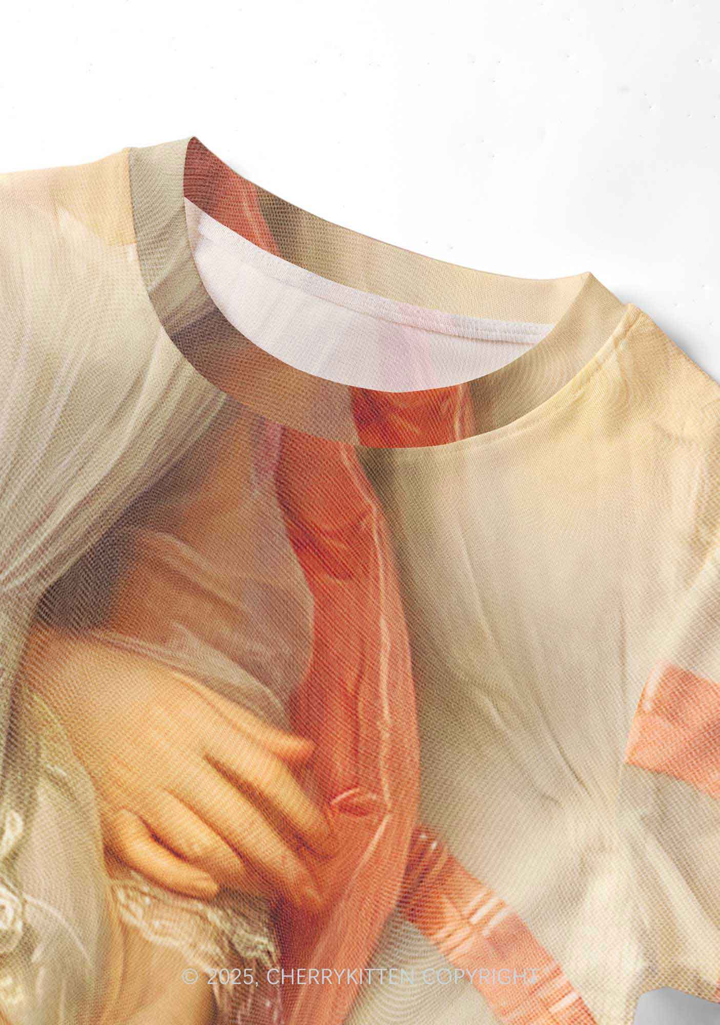 Sapphic Hands Pride Y2K Mesh Crop Top Cherrykitten - Image 5