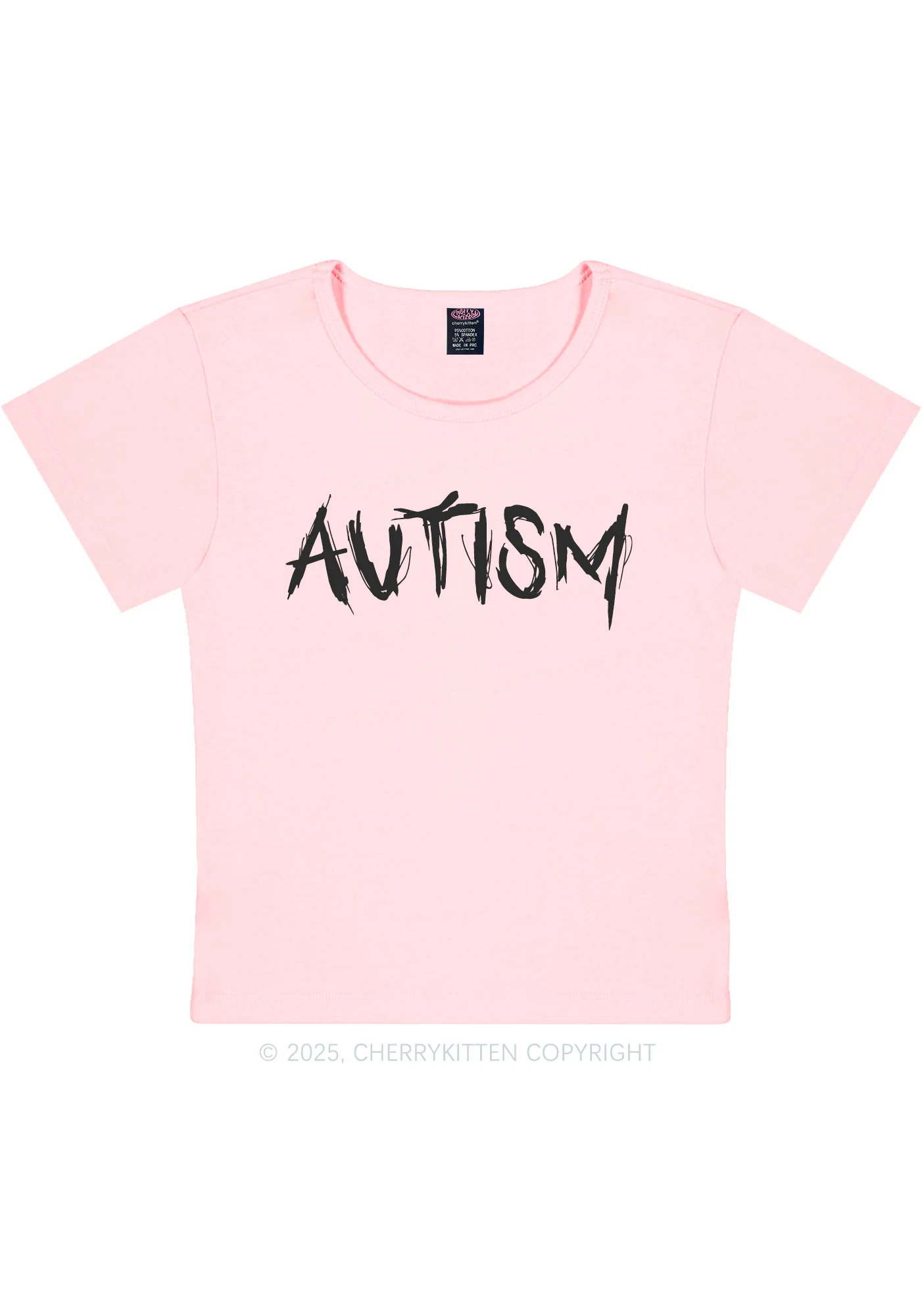 Satan Autism Y2K Baby Tee Cherrykitten - Image 11