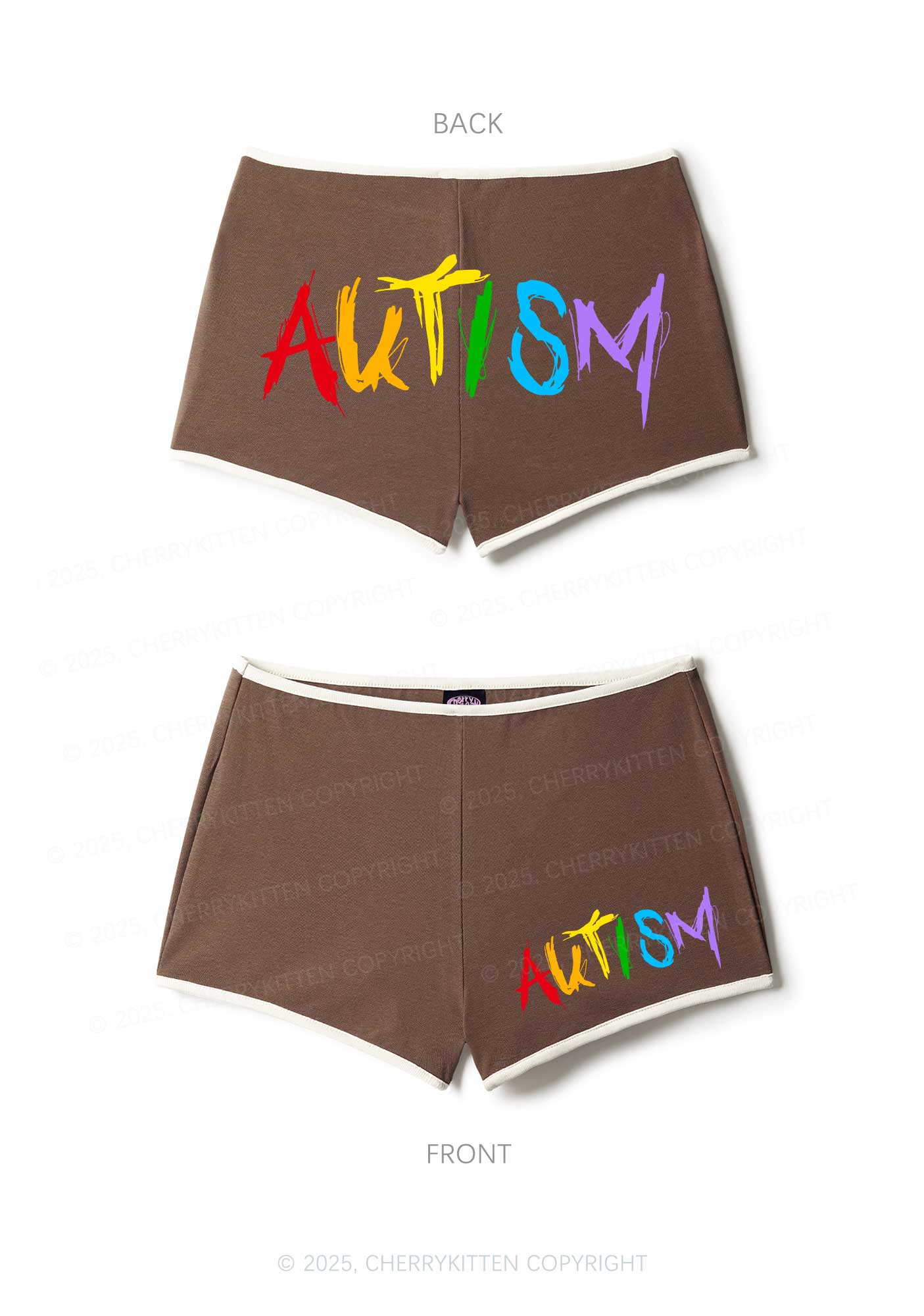 Satan Autism Y2K Booty Shorts Cherrykitten - Image 7
