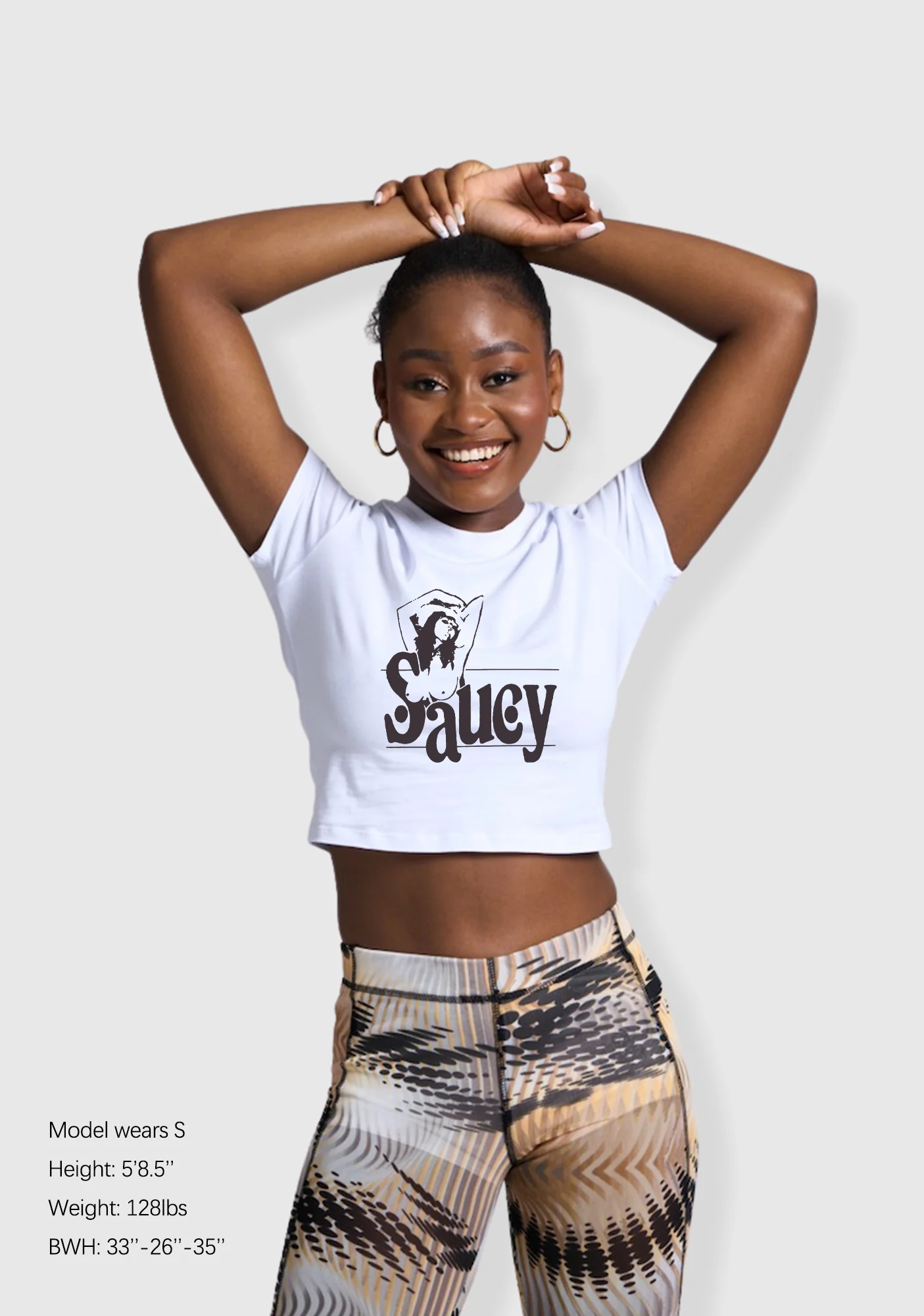 Saucy Girl Y2K Baby Tee - Image 2