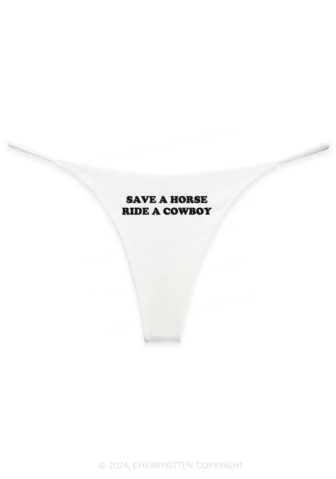 Save A Horse Y2K Bikini String Thong Cherrykitten - Image 3