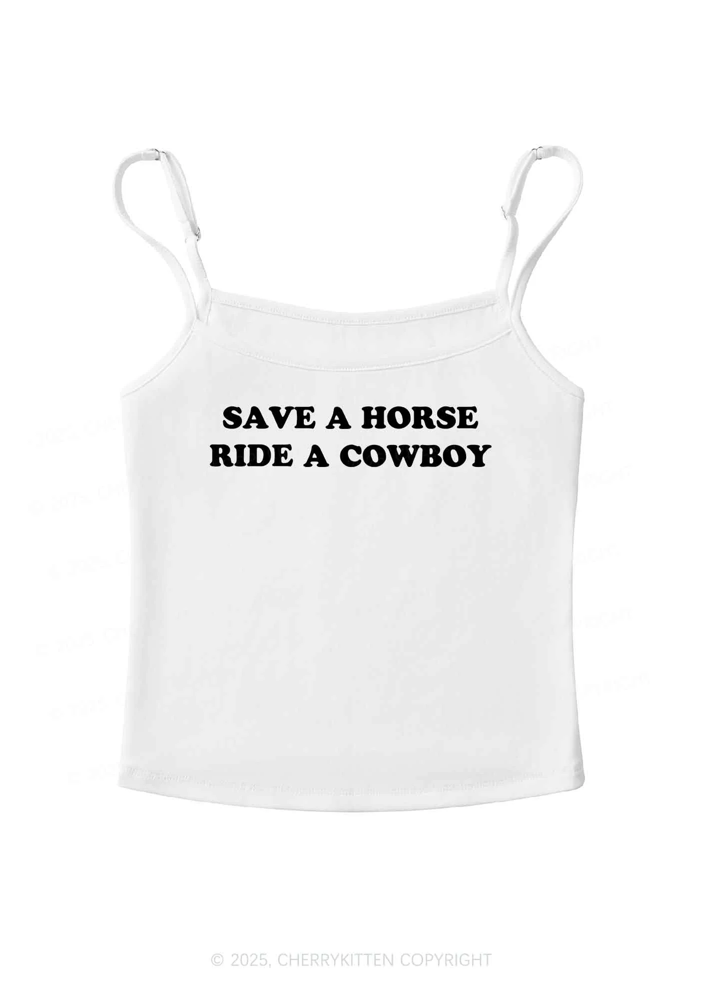 Save A Horse Y2K Spaghetti Strap Cami Cherrykitten - Image 3