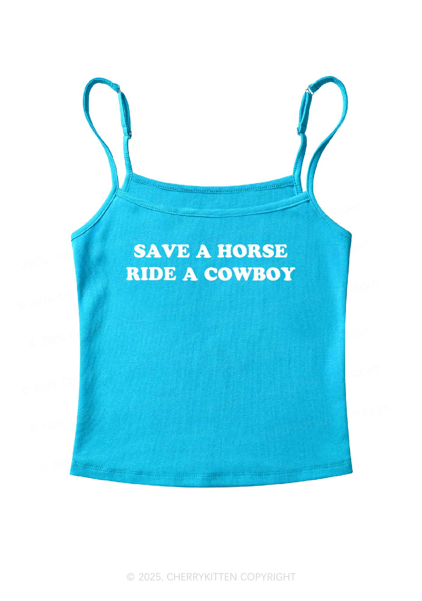 Save A Horse Y2K Spaghetti Strap Cami Cherrykitten - Image 4