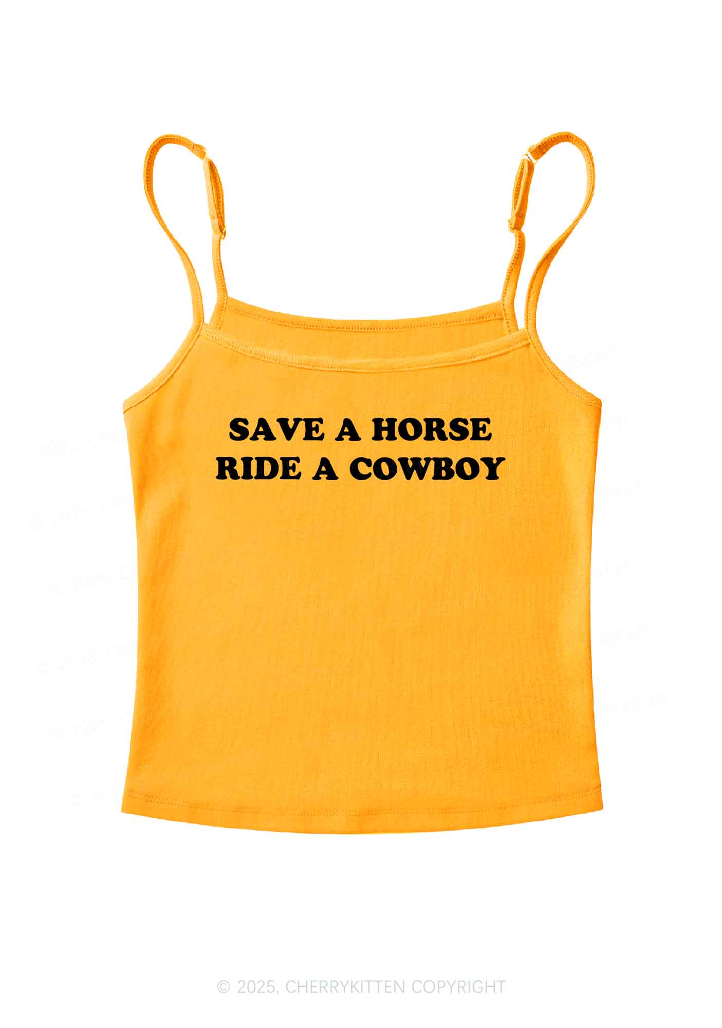 Save A Horse Y2K Spaghetti Strap Cami Cherrykitten - Image 6