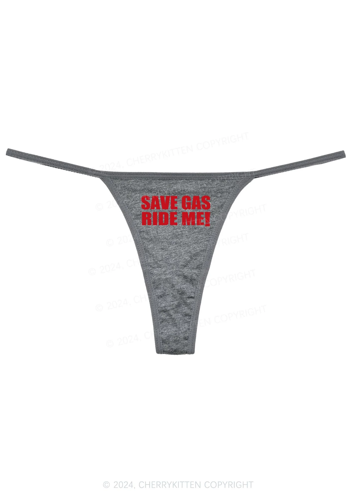 Save Gas Ride Me Y2K Flat String Thong Cherrykitten - Image 7