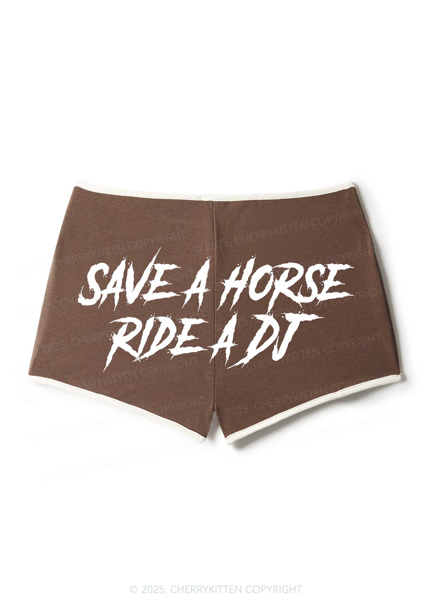 Save Horse Ride DJ Y2K Booty Shorts Cherrykitten - Image 4