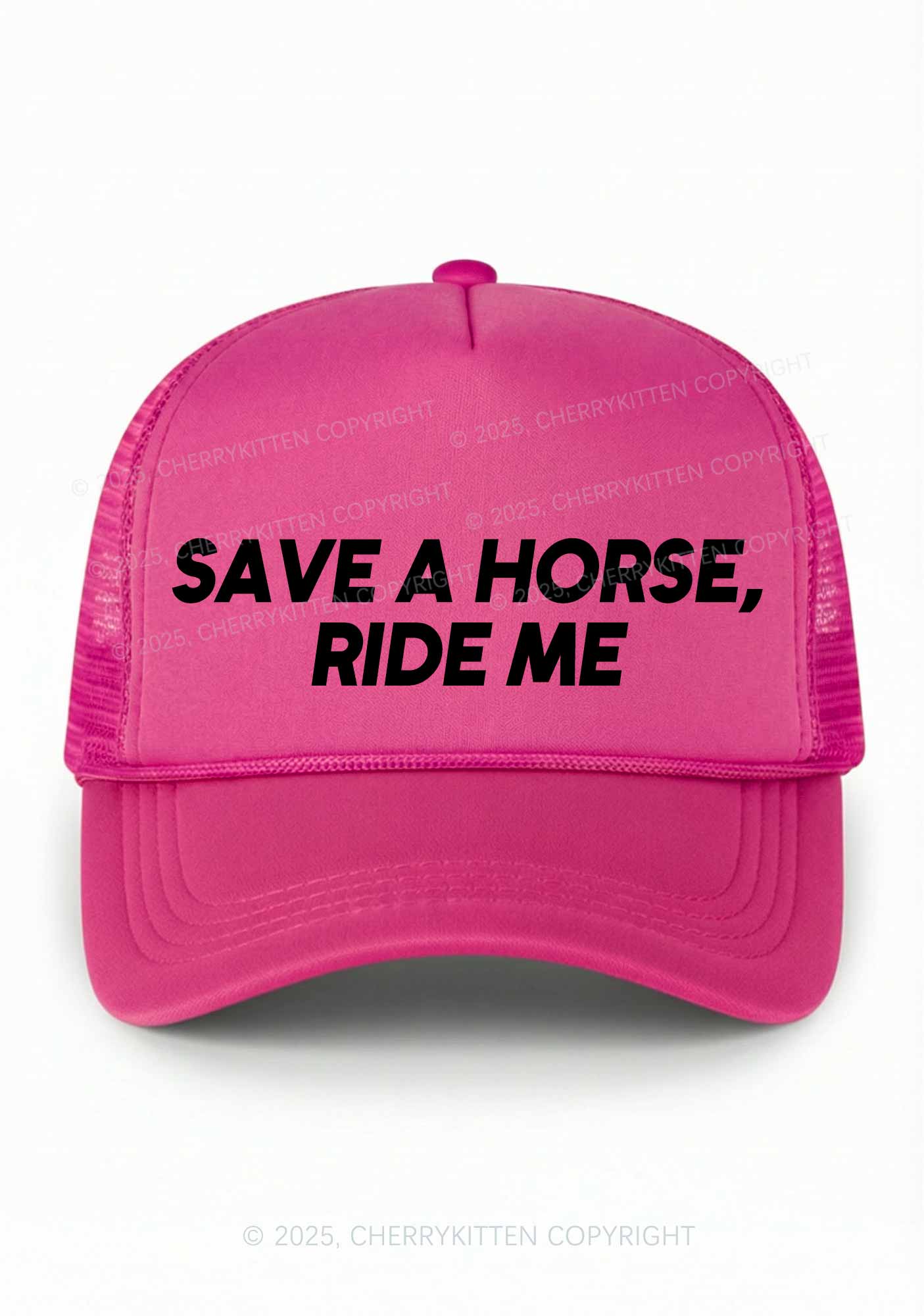 Save Horse Ride Me Y2K Trucker Hat Cherrykitten - Image 2