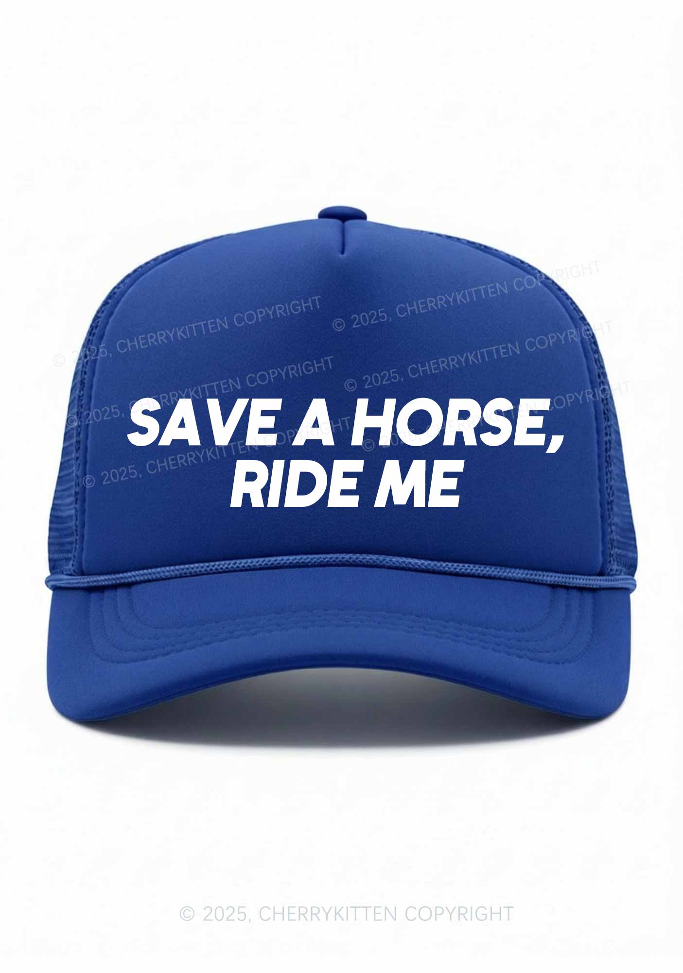 Save Horse Ride Me Y2K Trucker Hat Cherrykitten - Image 3