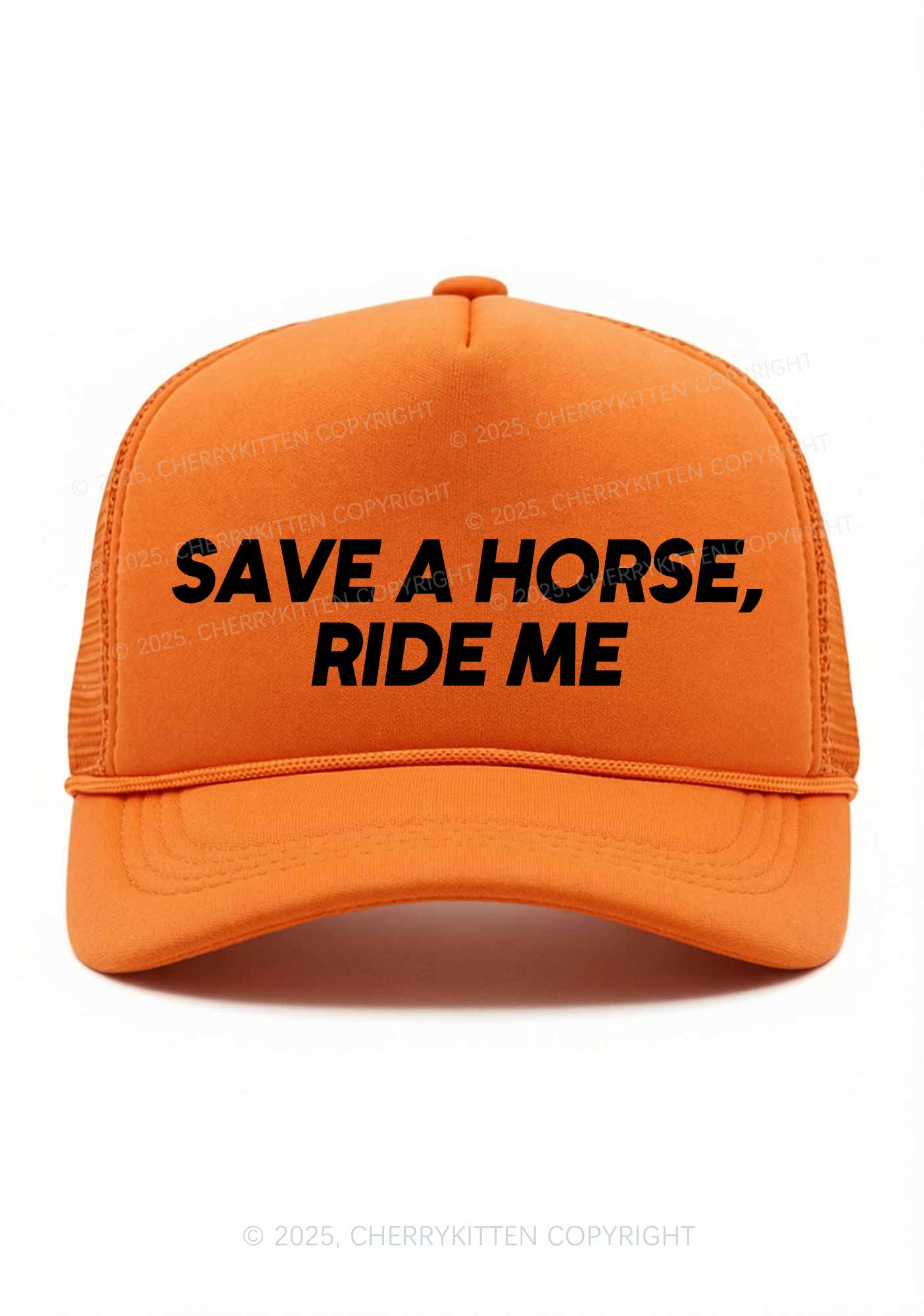 Save Horse Ride Me Y2K Trucker Hat Cherrykitten - Image 5