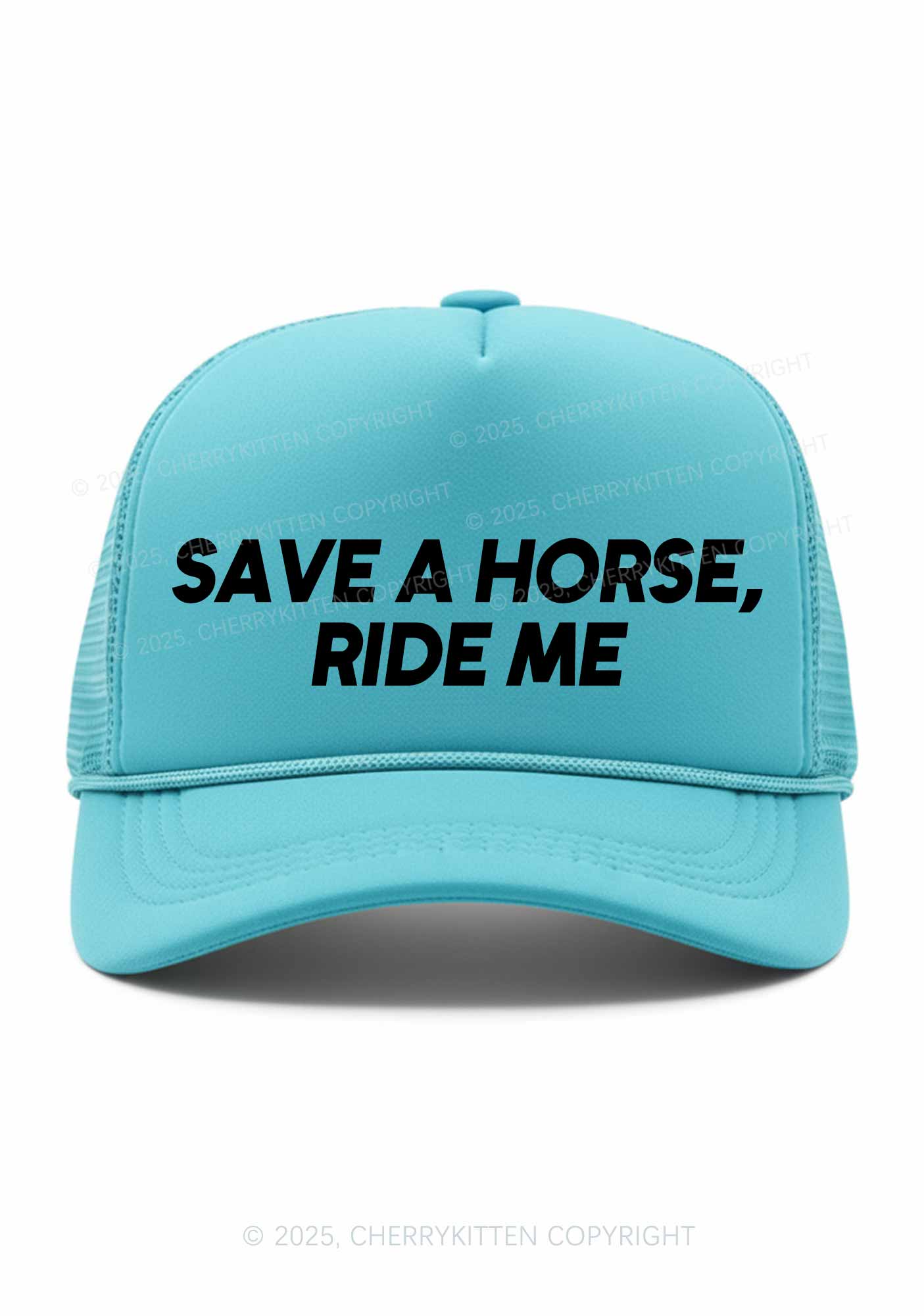 Save Horse Ride Me Y2K Trucker Hat Cherrykitten - Image 9