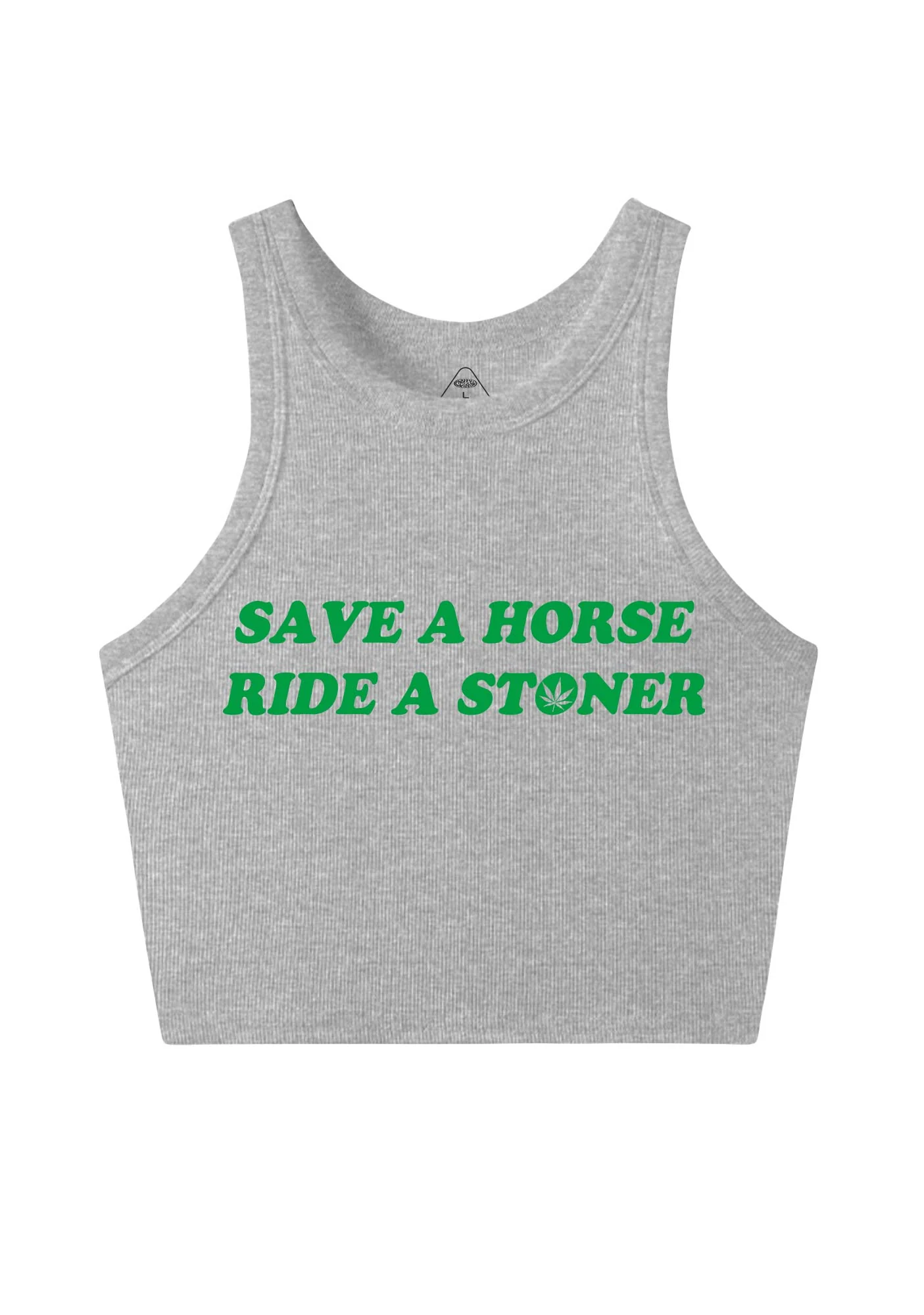 Save Horse Ride Stoner Y2K Crop Tank Top Cherrykitten - Image 11
