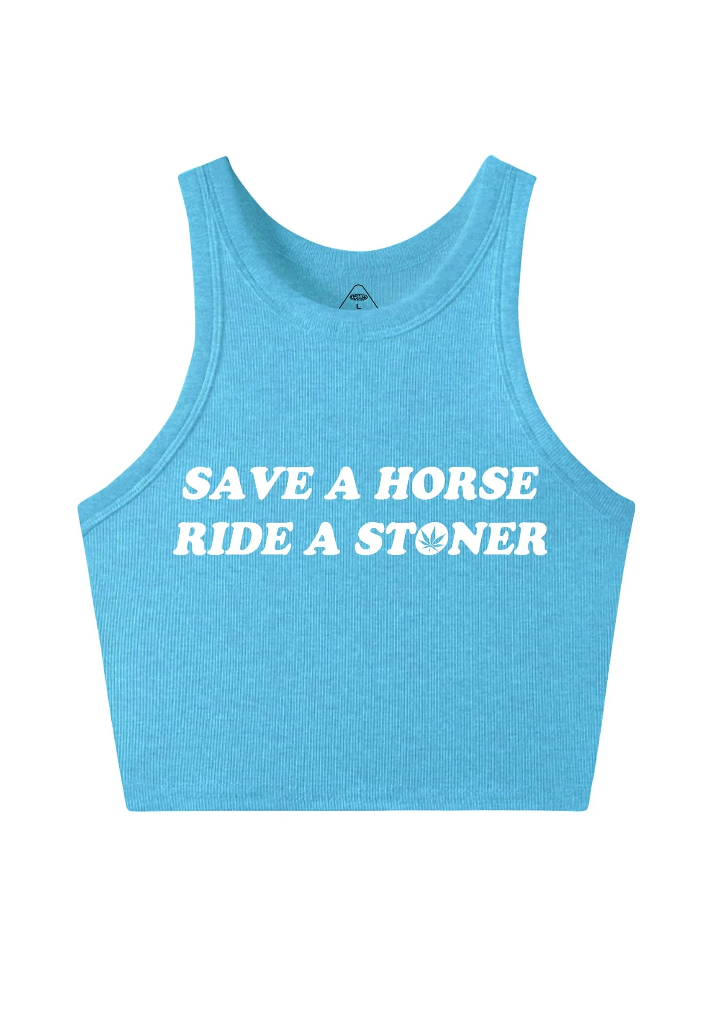 Save Horse Ride Stoner Y2K Crop Tank Top Cherrykitten - Image 12