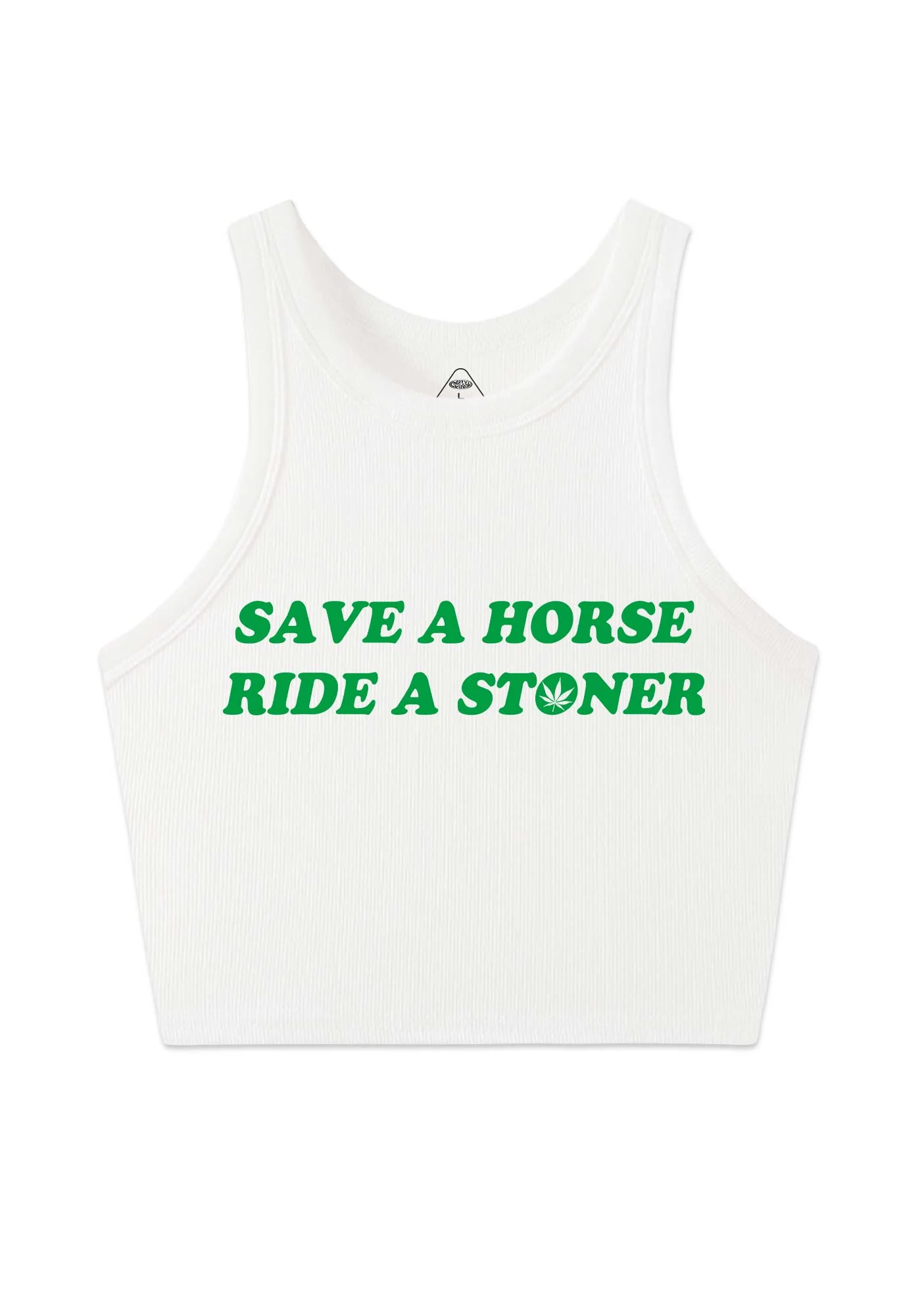 Save Horse Ride Stoner Y2K Crop Tank Top Cherrykitten - Image 4