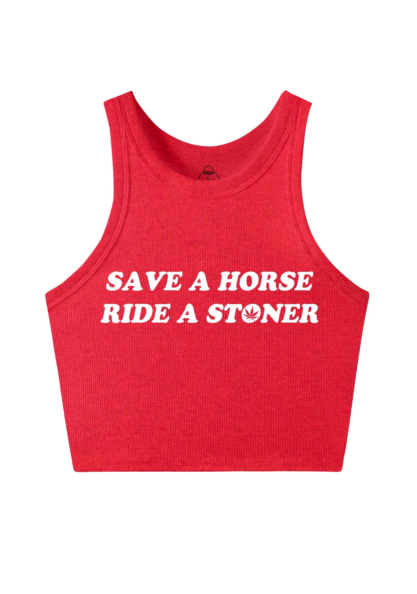 Save Horse Ride Stoner Y2K Crop Tank Top Cherrykitten - Image 9