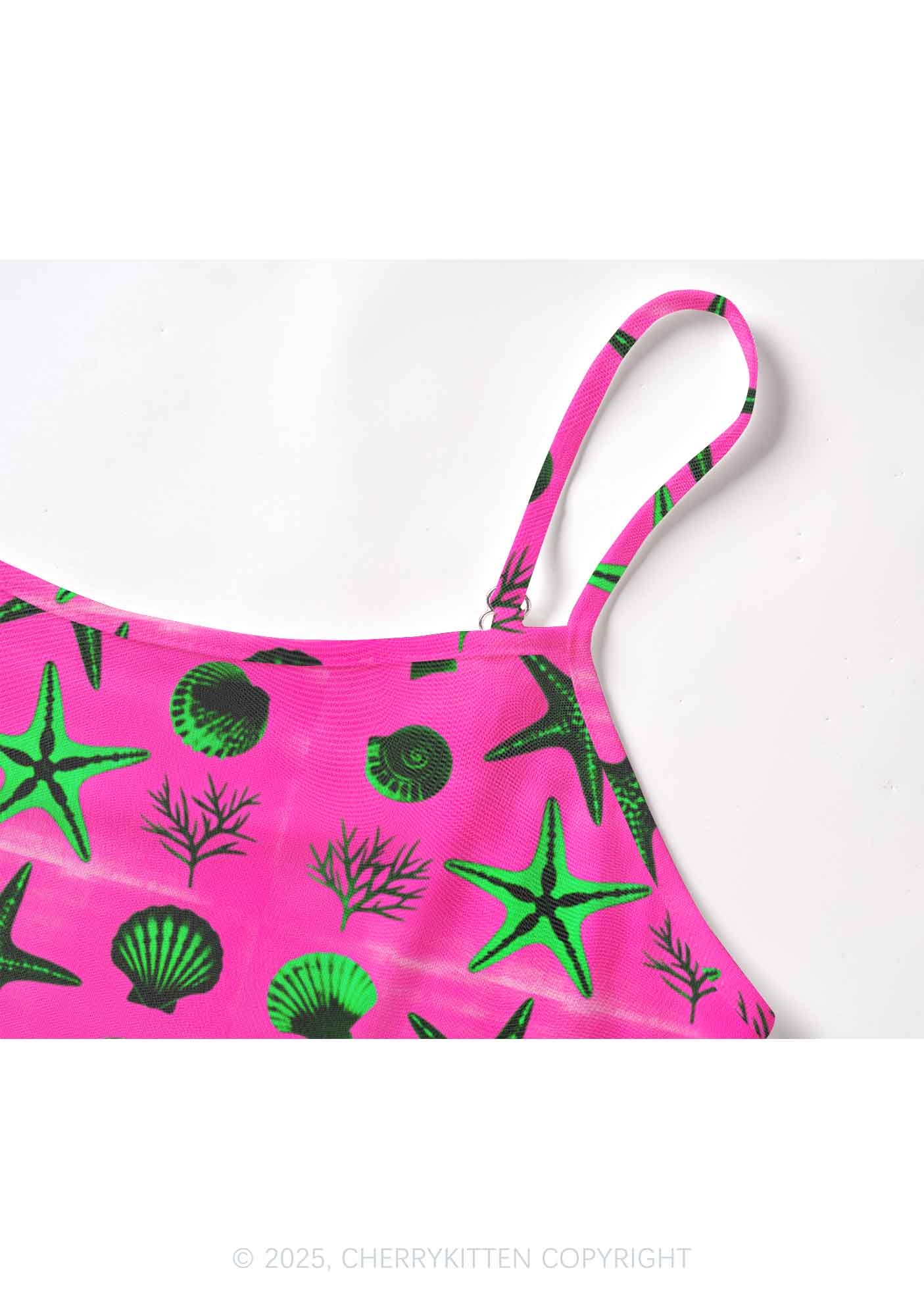 Sea Animals Y2K Mesh Cami Tank Cherrykitten - Image 3
