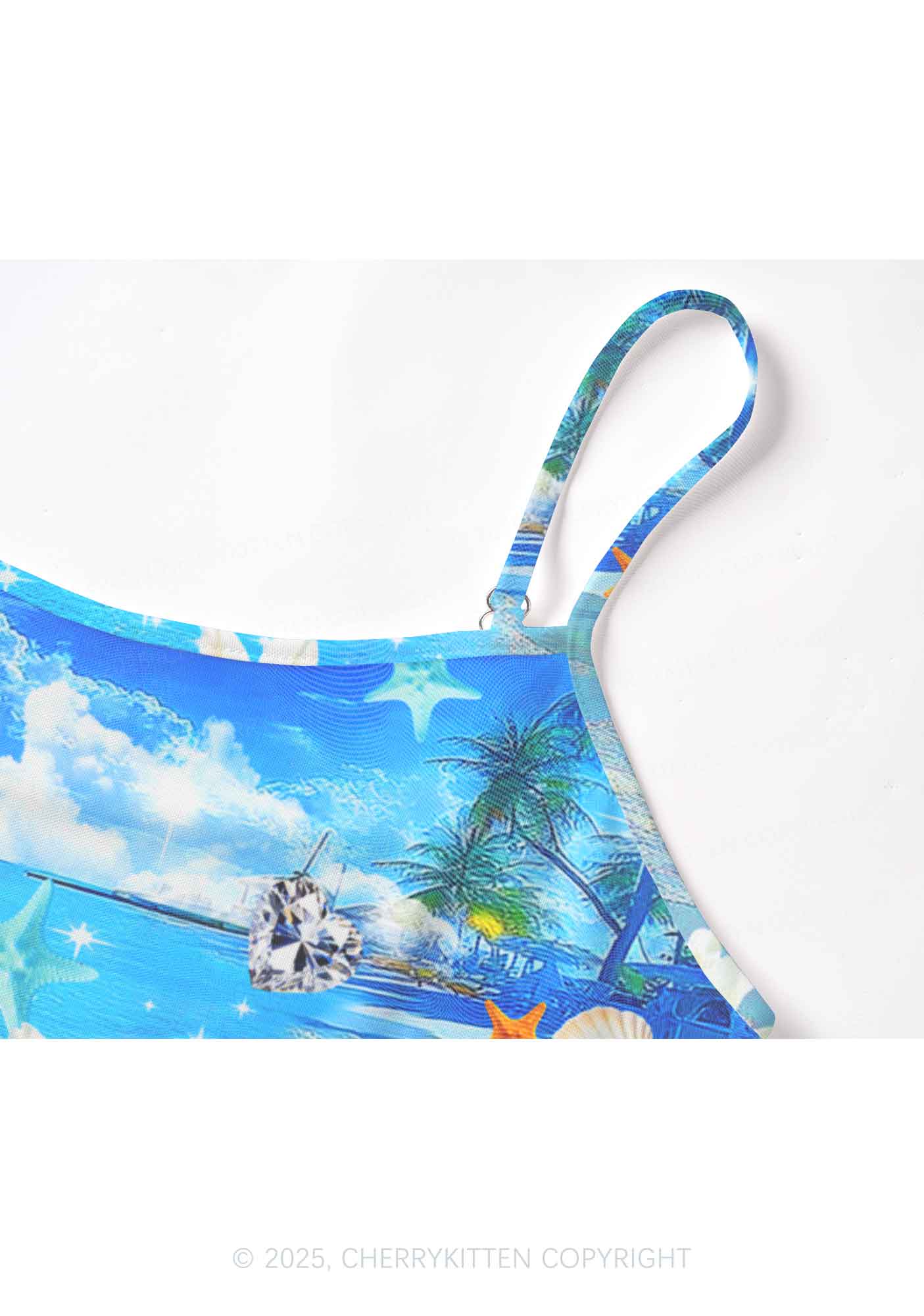 Sea Treasures Y2K Mesh Cami Tank Cherrykitten - Image 5