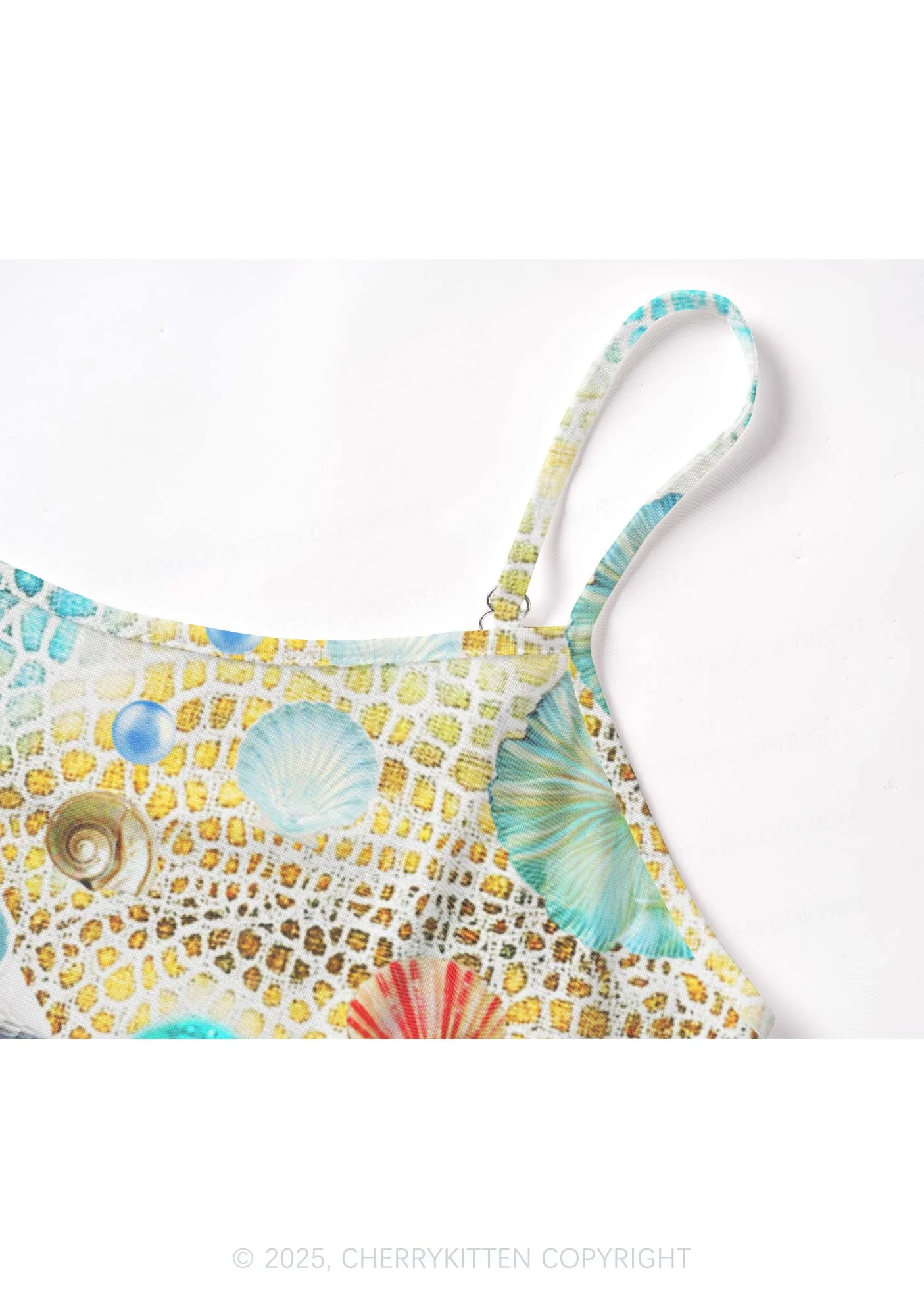 Seashell Fantasy Y2K Mesh Cami Tank Cherrykitten - Image 5
