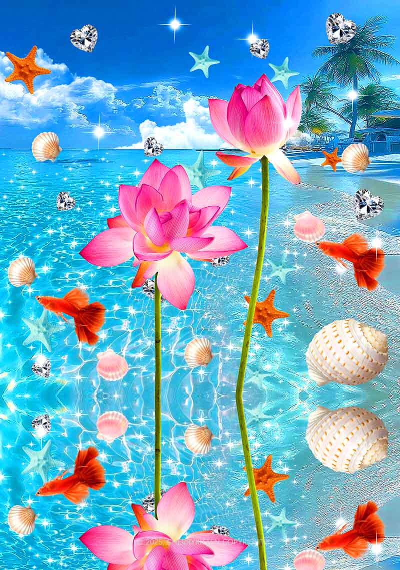 Seaside Lotus Y2K Mesh Cami Tank Cherrykitten - Image 2