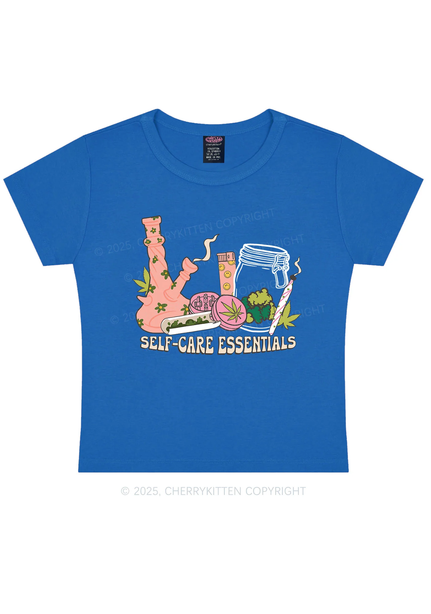 Self-Care Essentials Y2K Baby Tee - Image 10