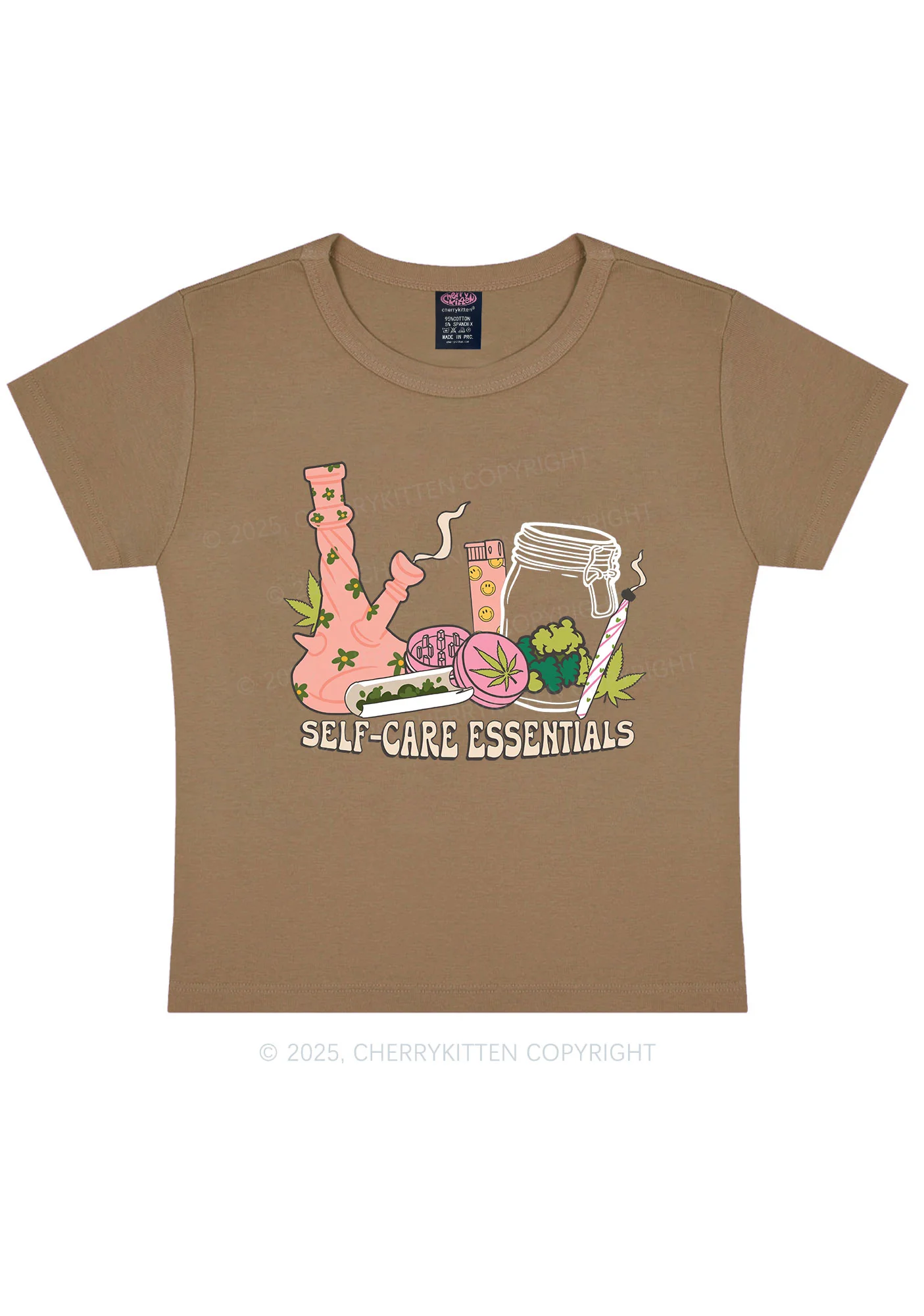 Self-Care Essentials Y2K Baby Tee - Image 11