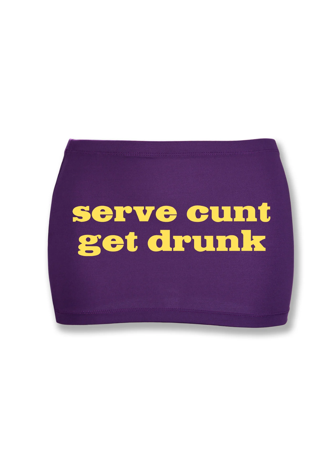 Serve Cxxt Get Drunk Y2K Mini Hip Skirt Cherrykitten - Image 5
