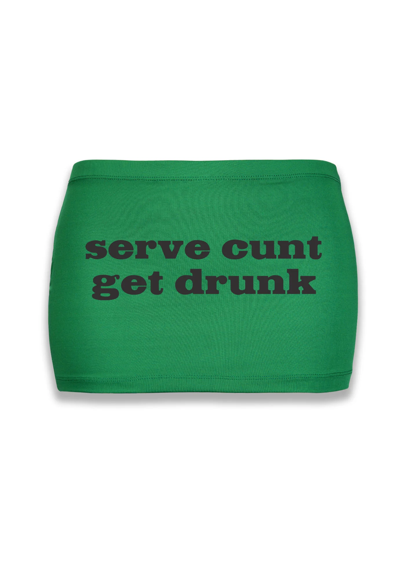 Serve Cxxt Get Drunk Y2K Mini Hip Skirt Cherrykitten - Image 6