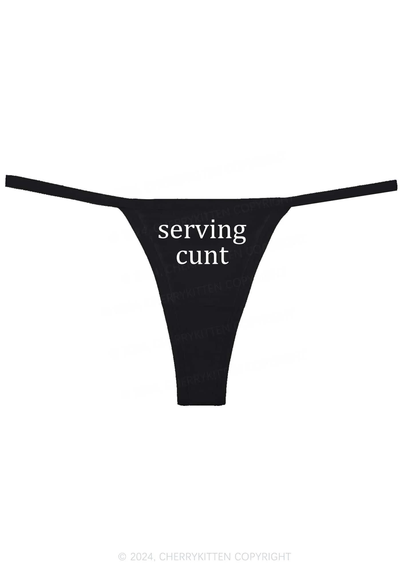 Serving Count Y2K Flat String Thong Cherrykitten - Image 4
