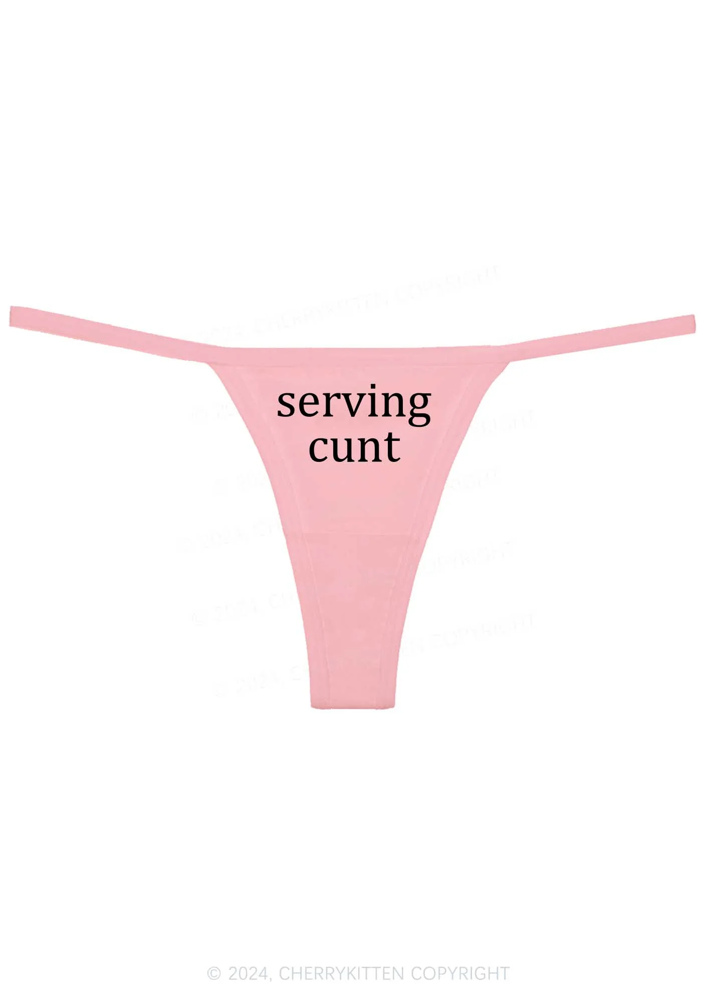 Serving Count Y2K Flat String Thong Cherrykitten - Image 6
