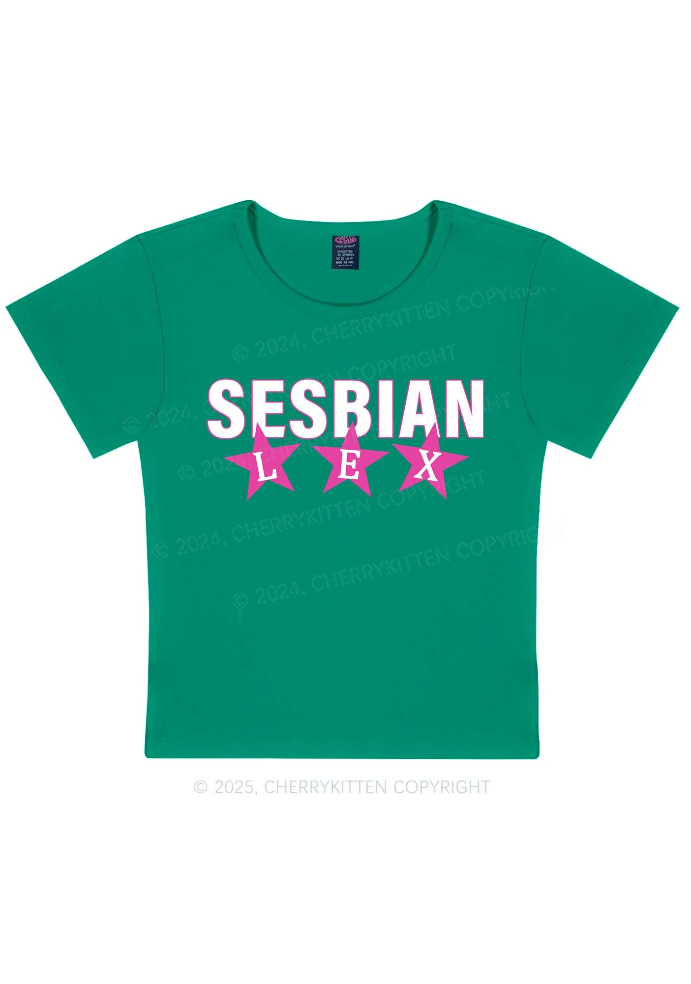 Sesbian Lex Y2K Baby Tee Cherrykitten - Image 10