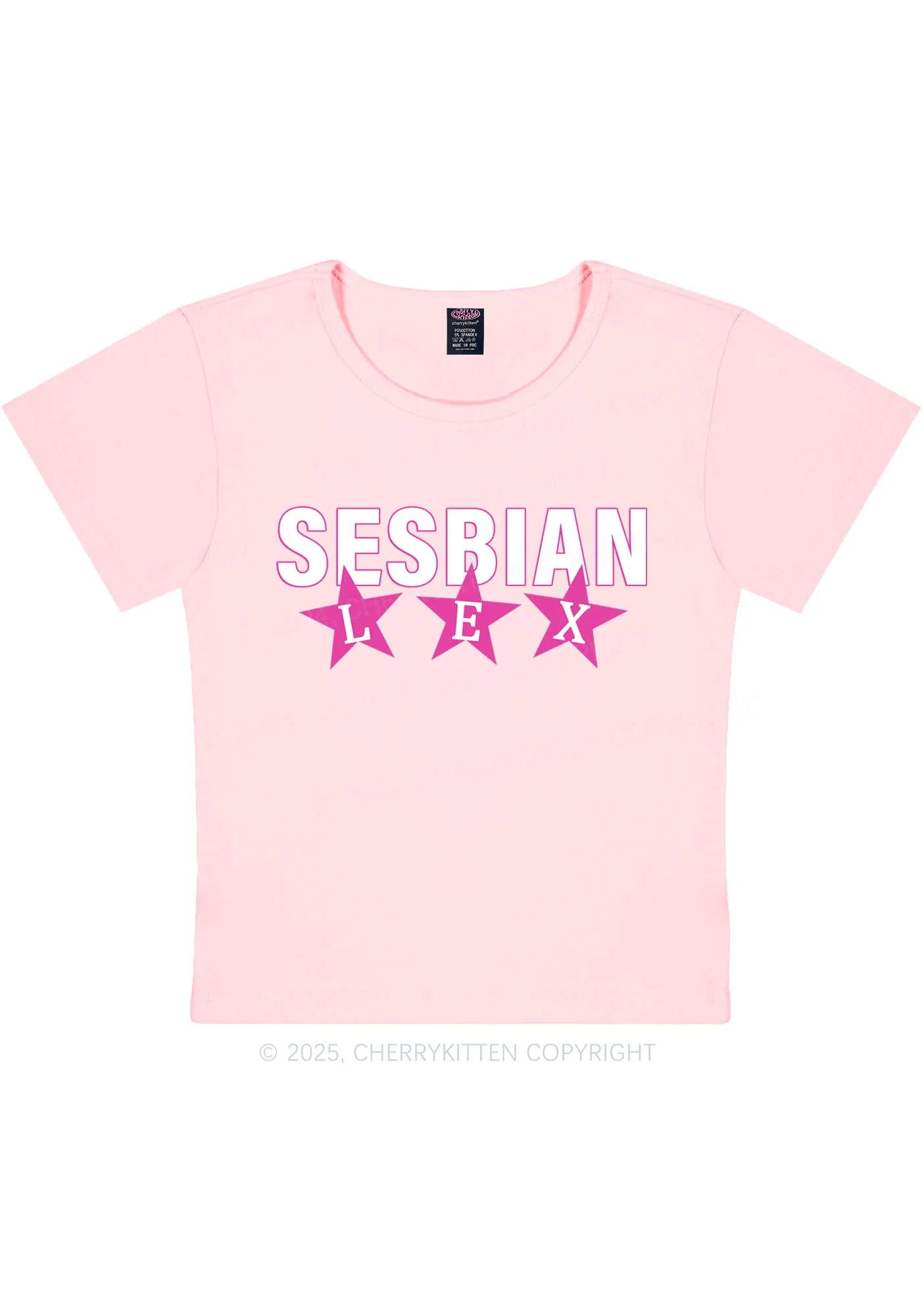 Sesbian Lex Y2K Baby Tee Cherrykitten - Image 11