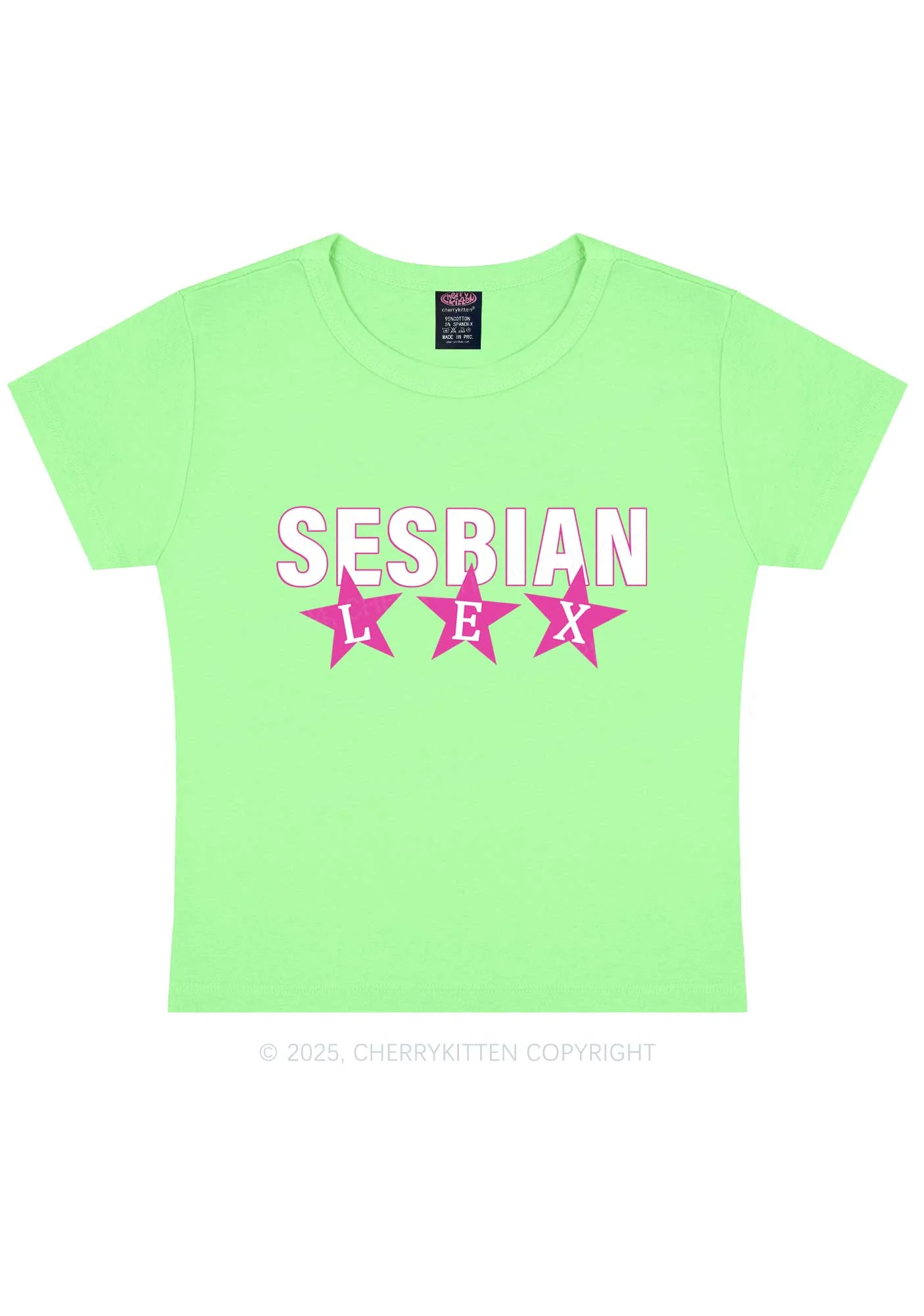 Sesbian Lex Y2K Baby Tee Cherrykitten - Image 12