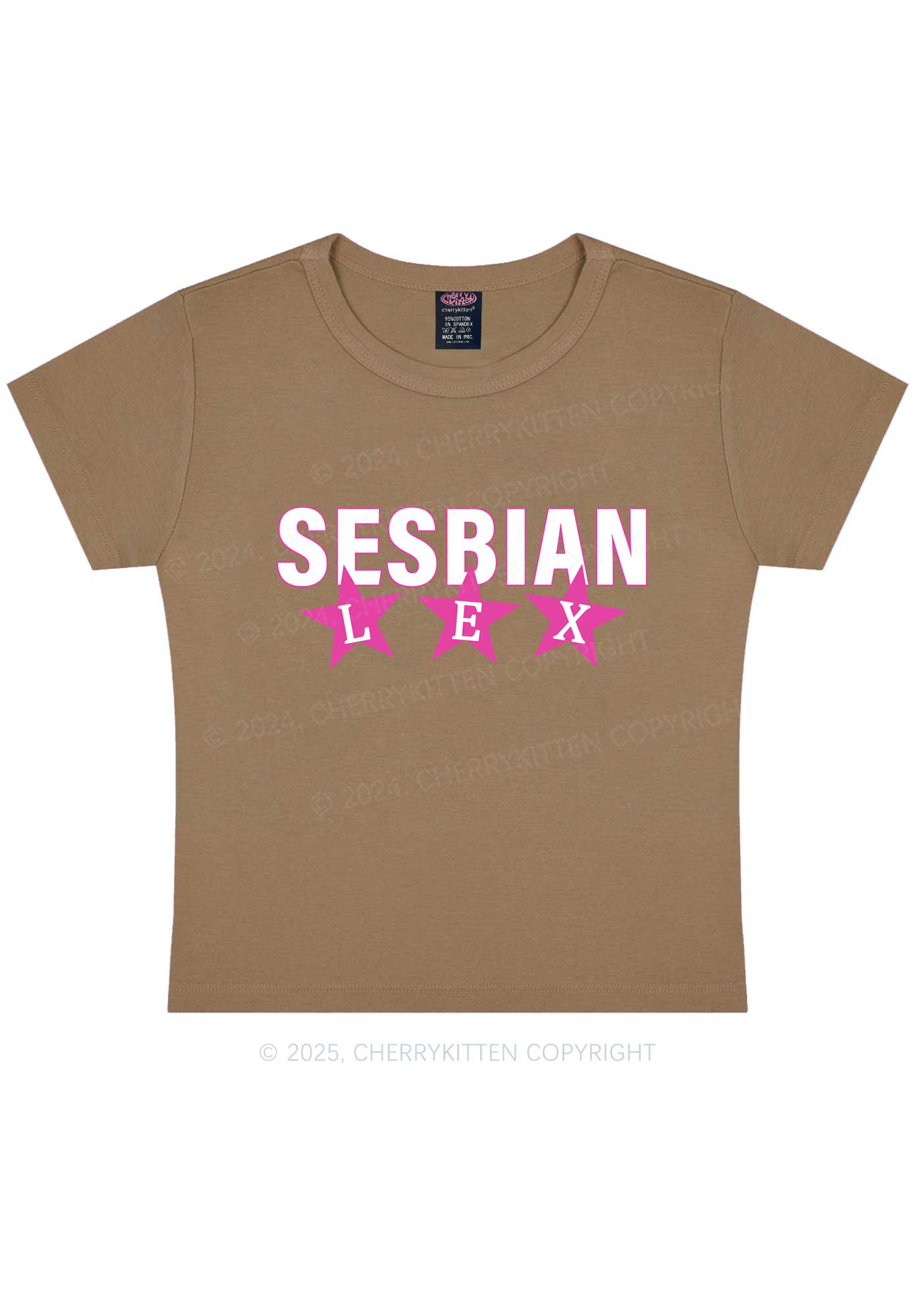 Sesbian Lex Y2K Baby Tee Cherrykitten - Image 9